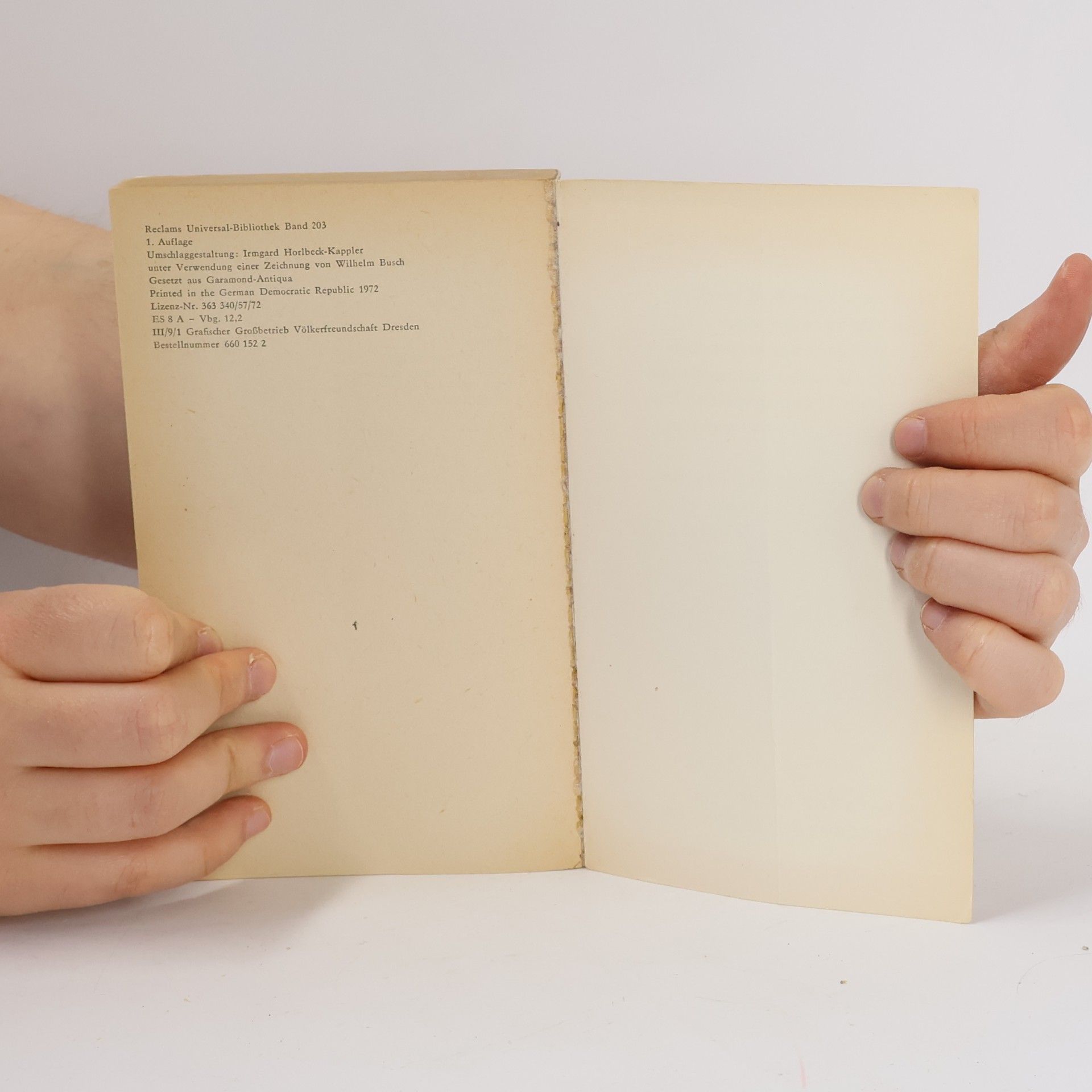 Wilhelm Busch Zwiefach sind die Phantasien