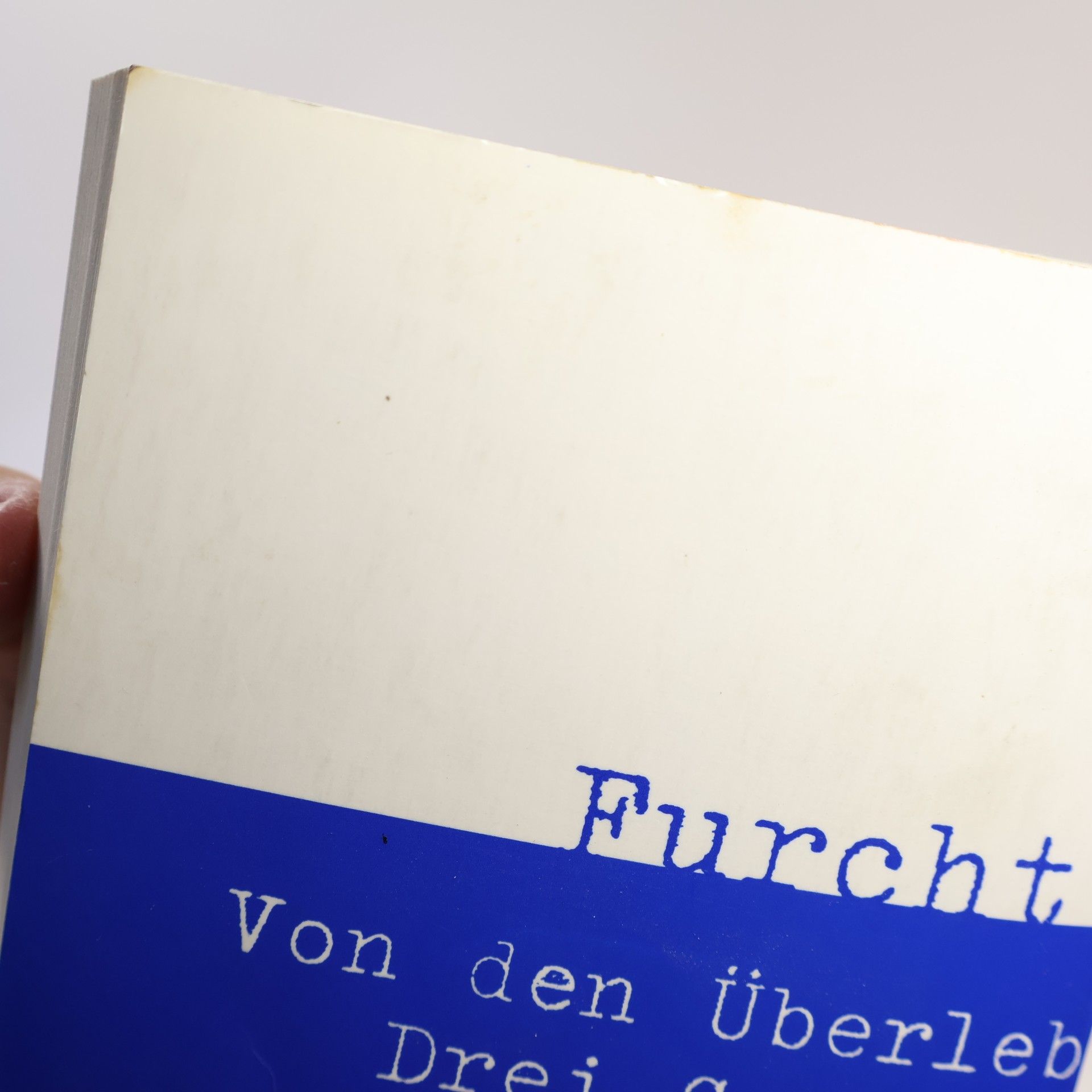 Dan Bar-On Furcht und Hoffnung