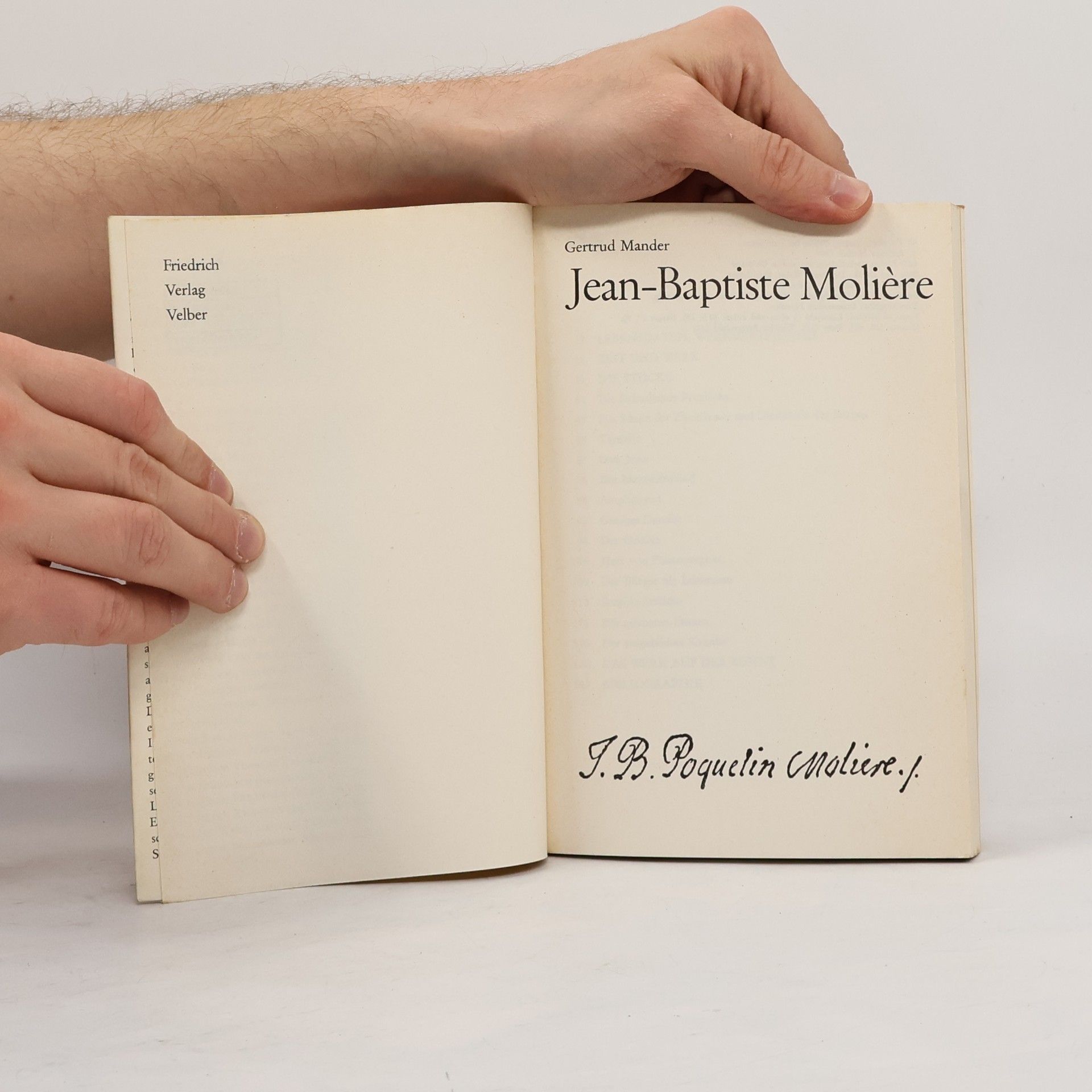 Gertrud Mander Friedrichs Dramatiker des Welttheaters 39. Moliere