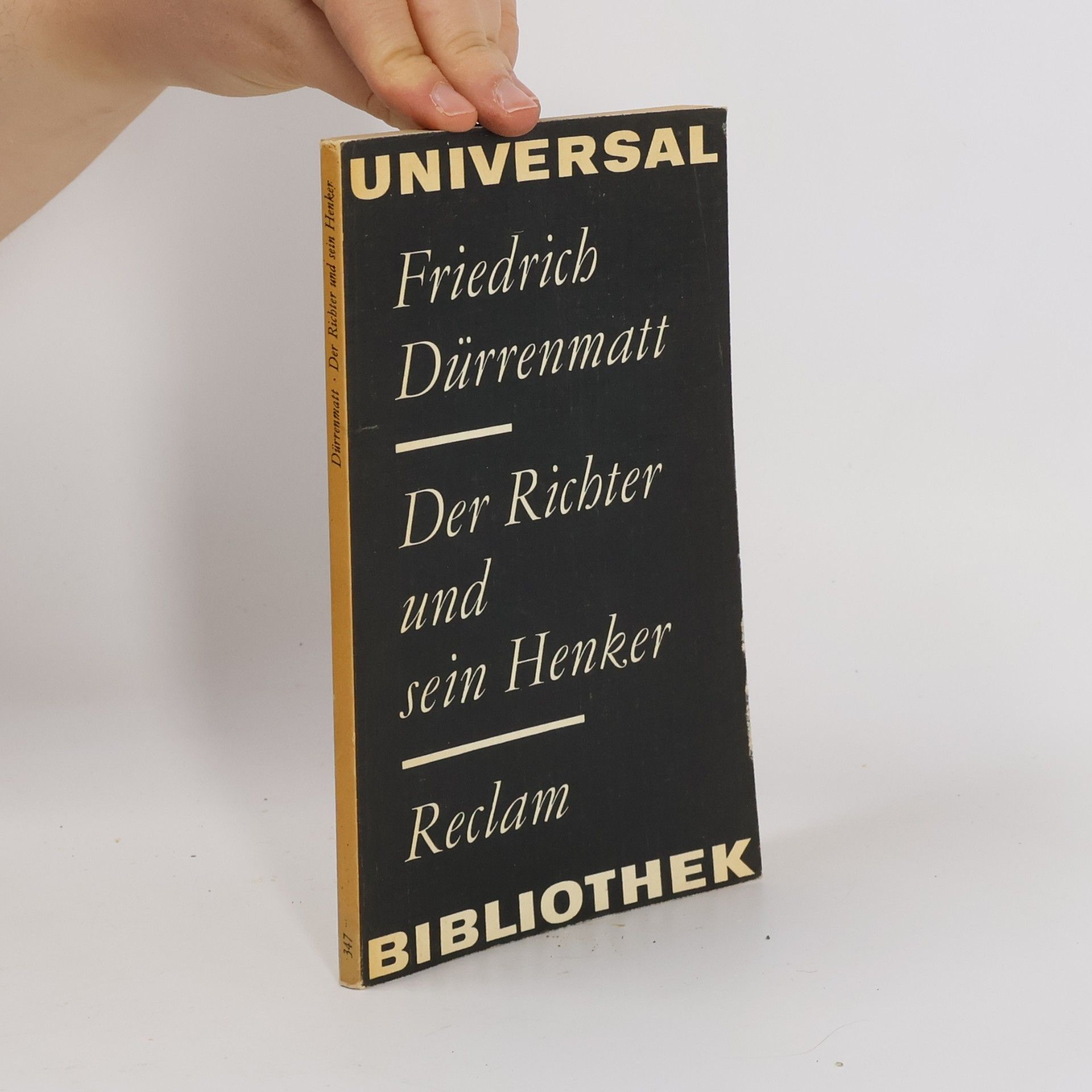 Friedrich Dürrenmatt Der Richter und sein Henker