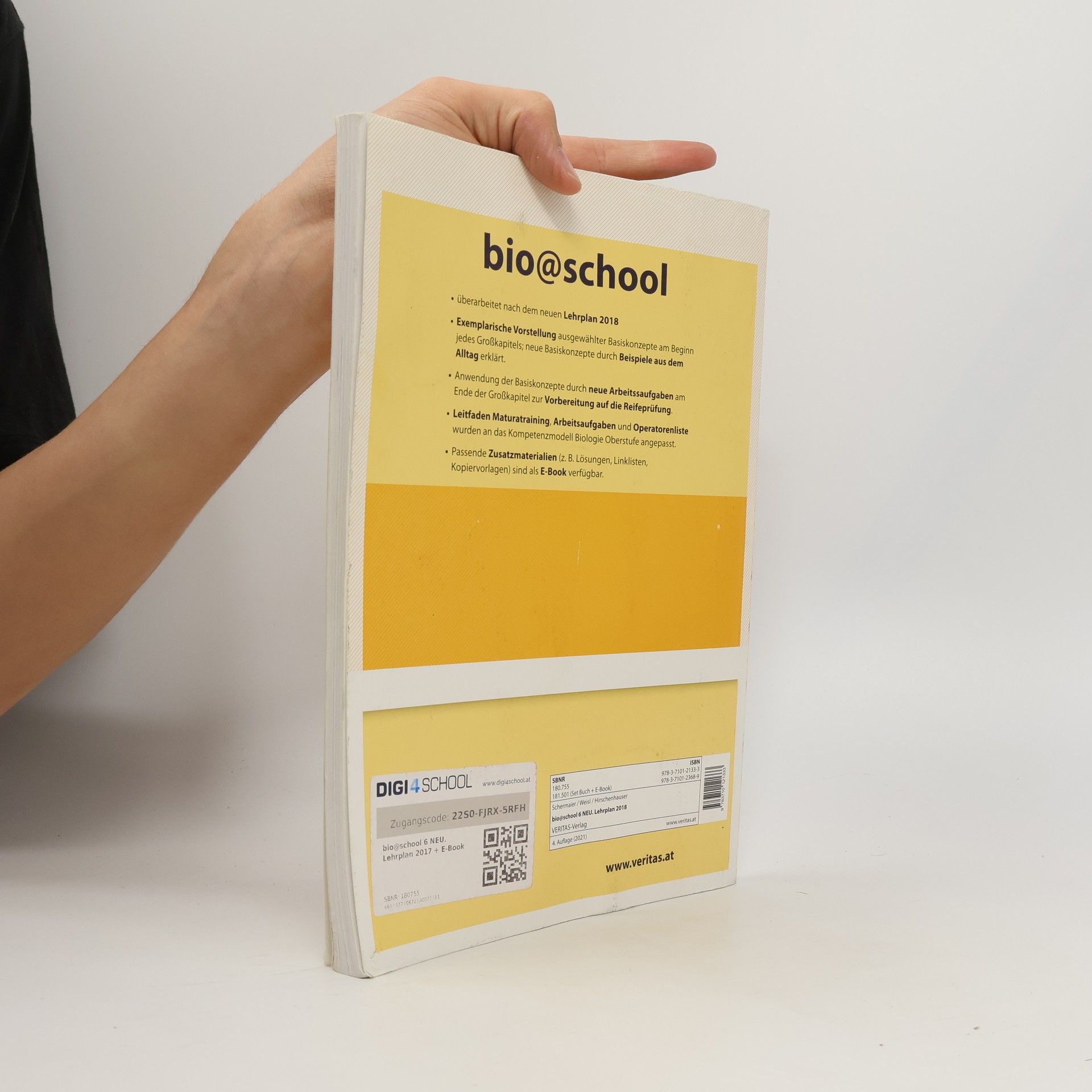 Autores varios Bio@school. Lehrplan 2017