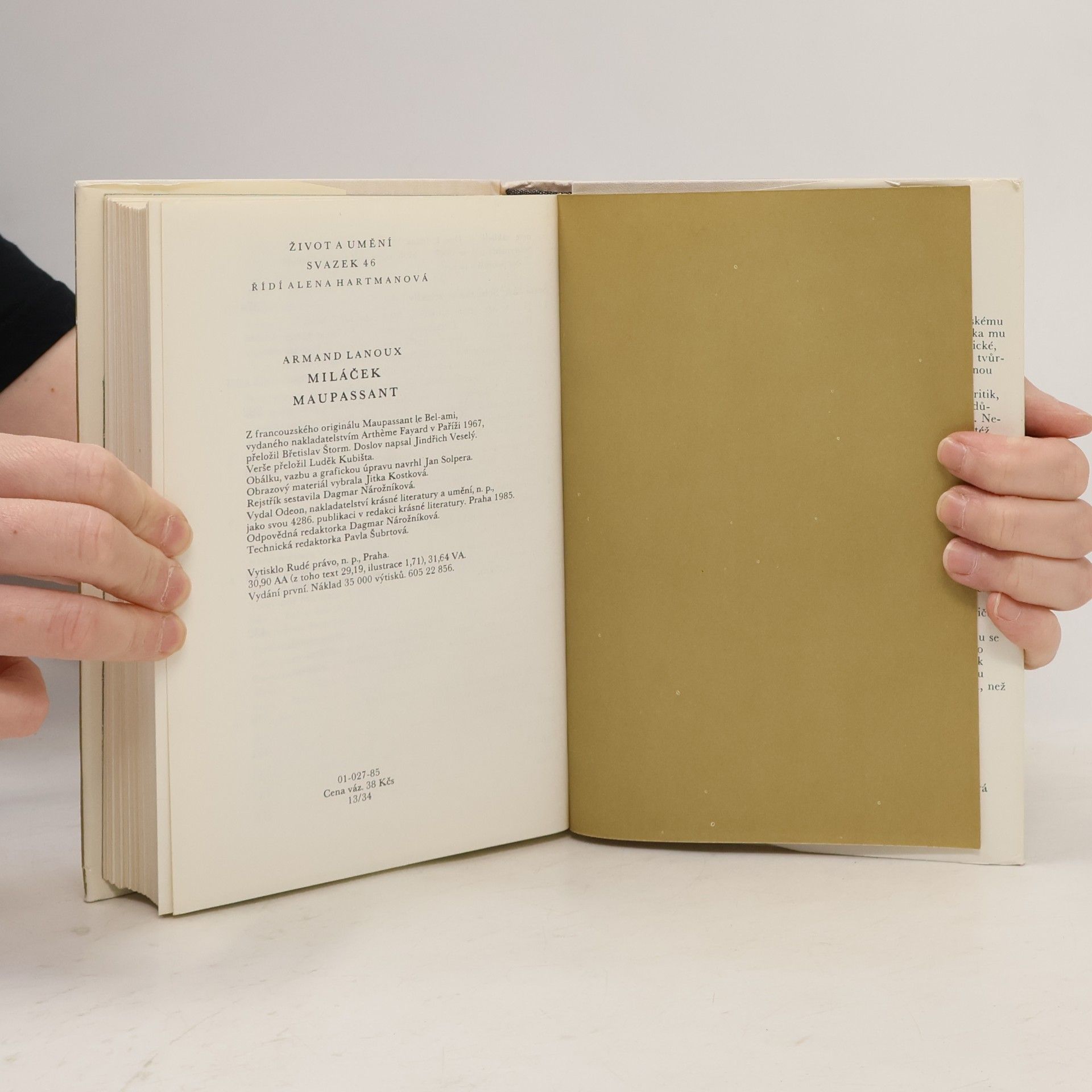 Armand Lanoux Miláček Maupassant