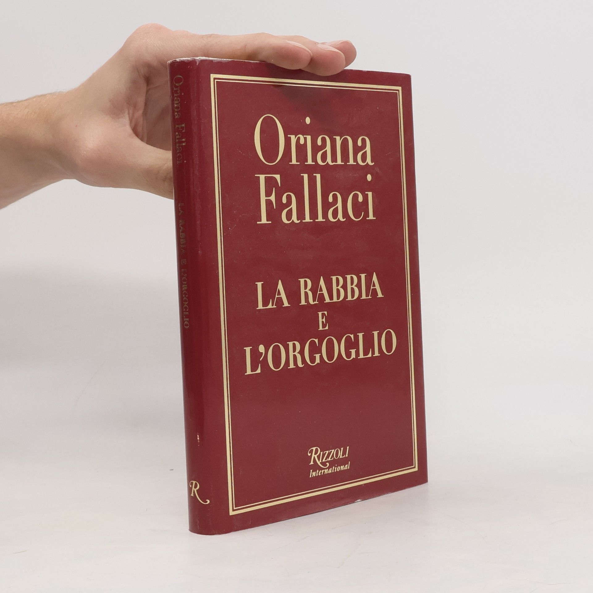 Oriana Fallaci La rabbia e l'orgoglio