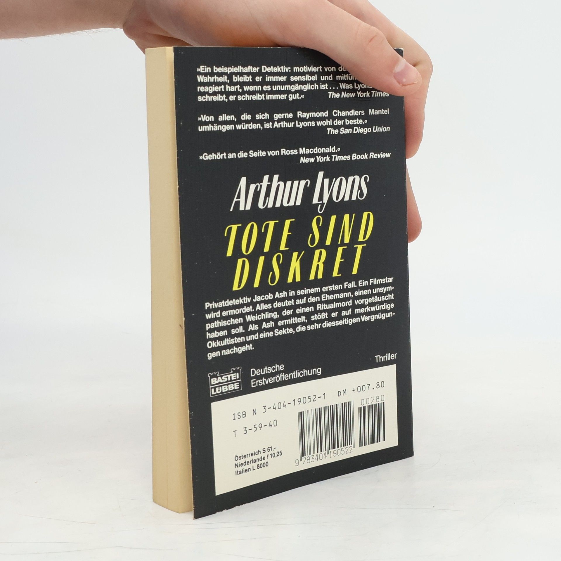 Arthur Lyons Tote sind diskret