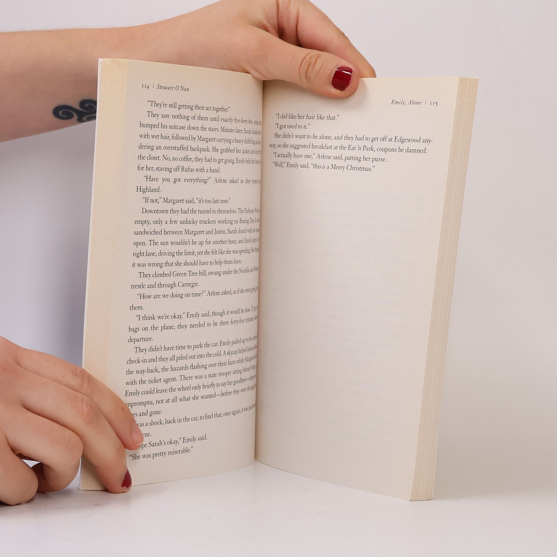 Stewart O'Nan Emily, Alone. Emily, allein, englische Ausgabe
