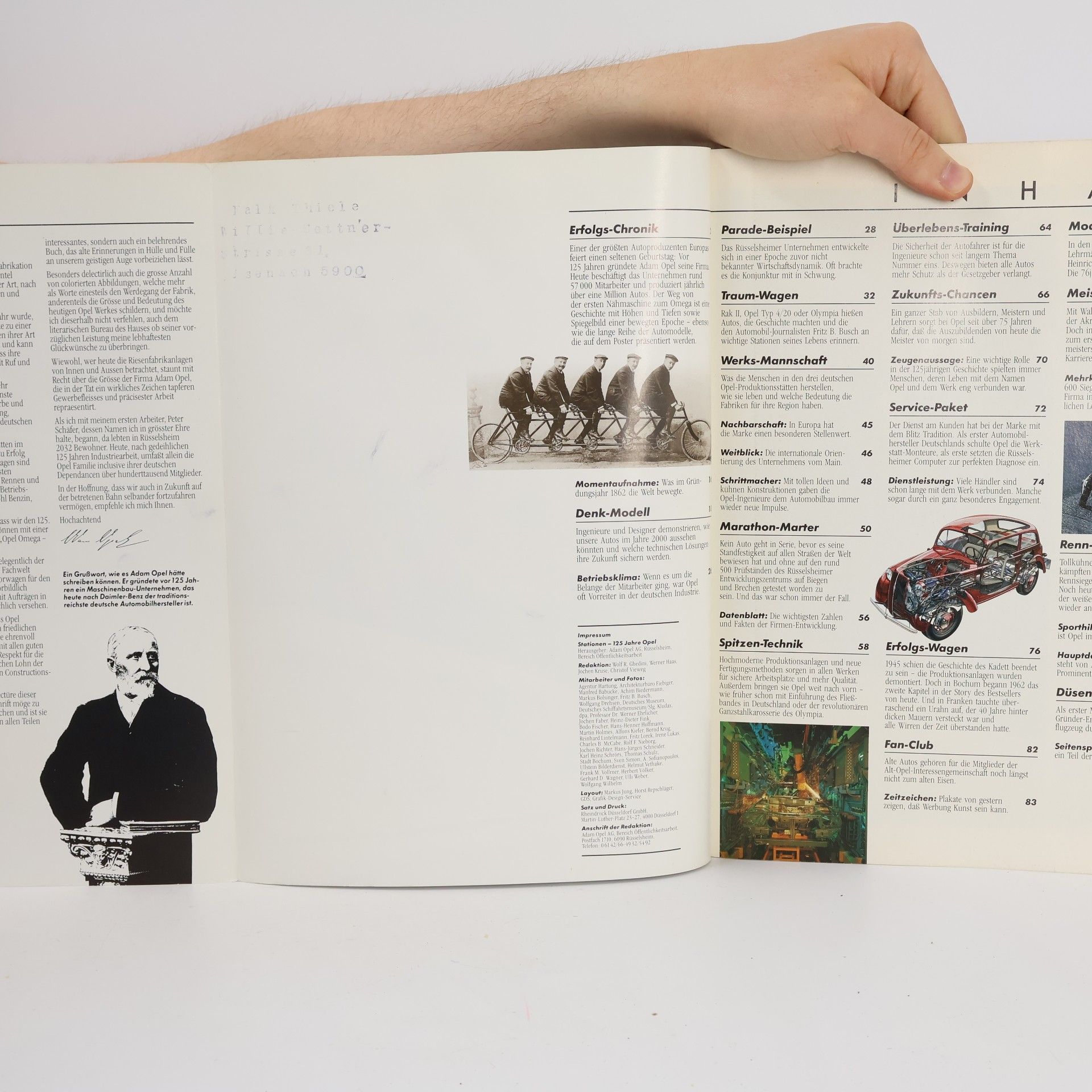 Various authors Stationen. 125 Jahre Opel