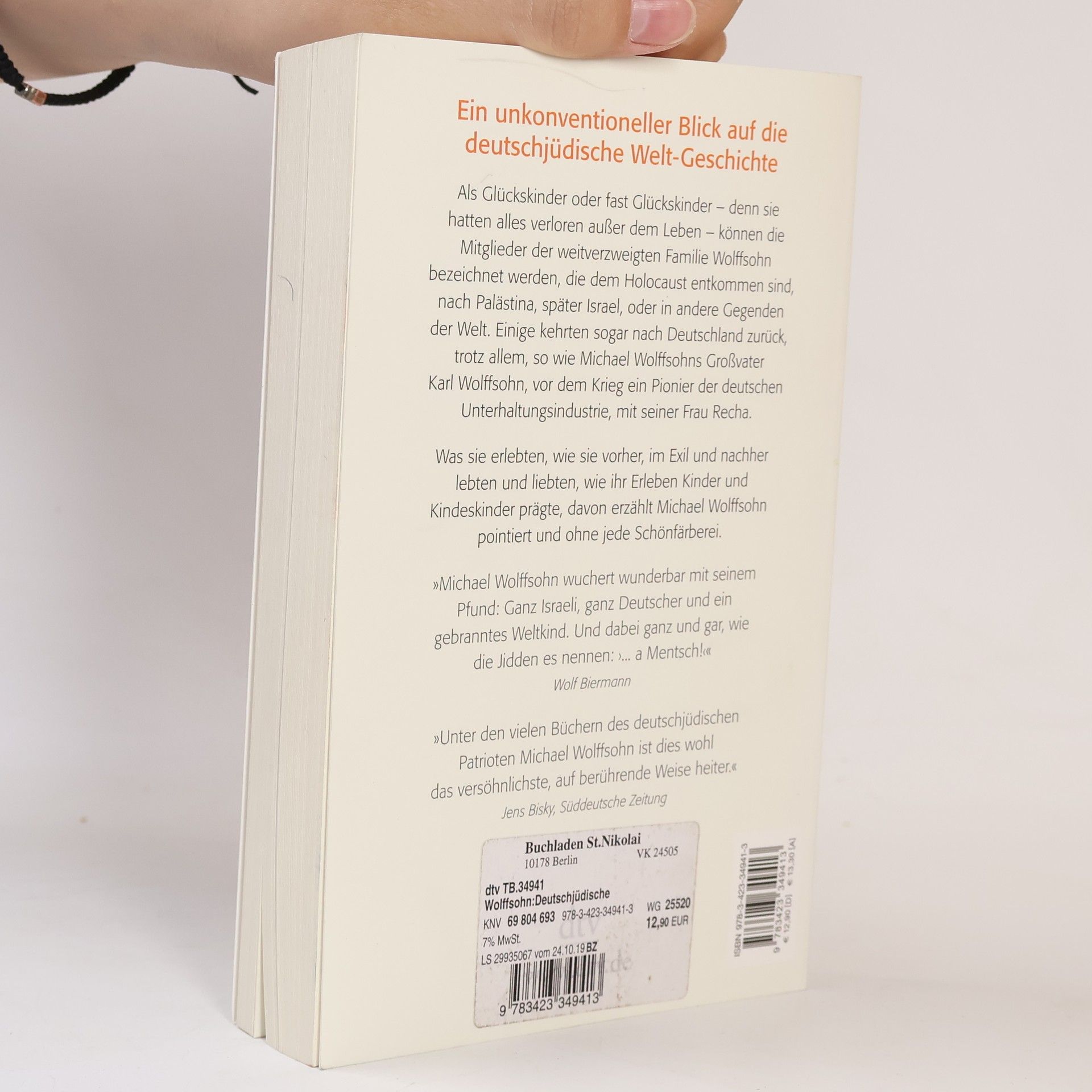 Michael Wolffsohn Deutschjüdische Glückskinder