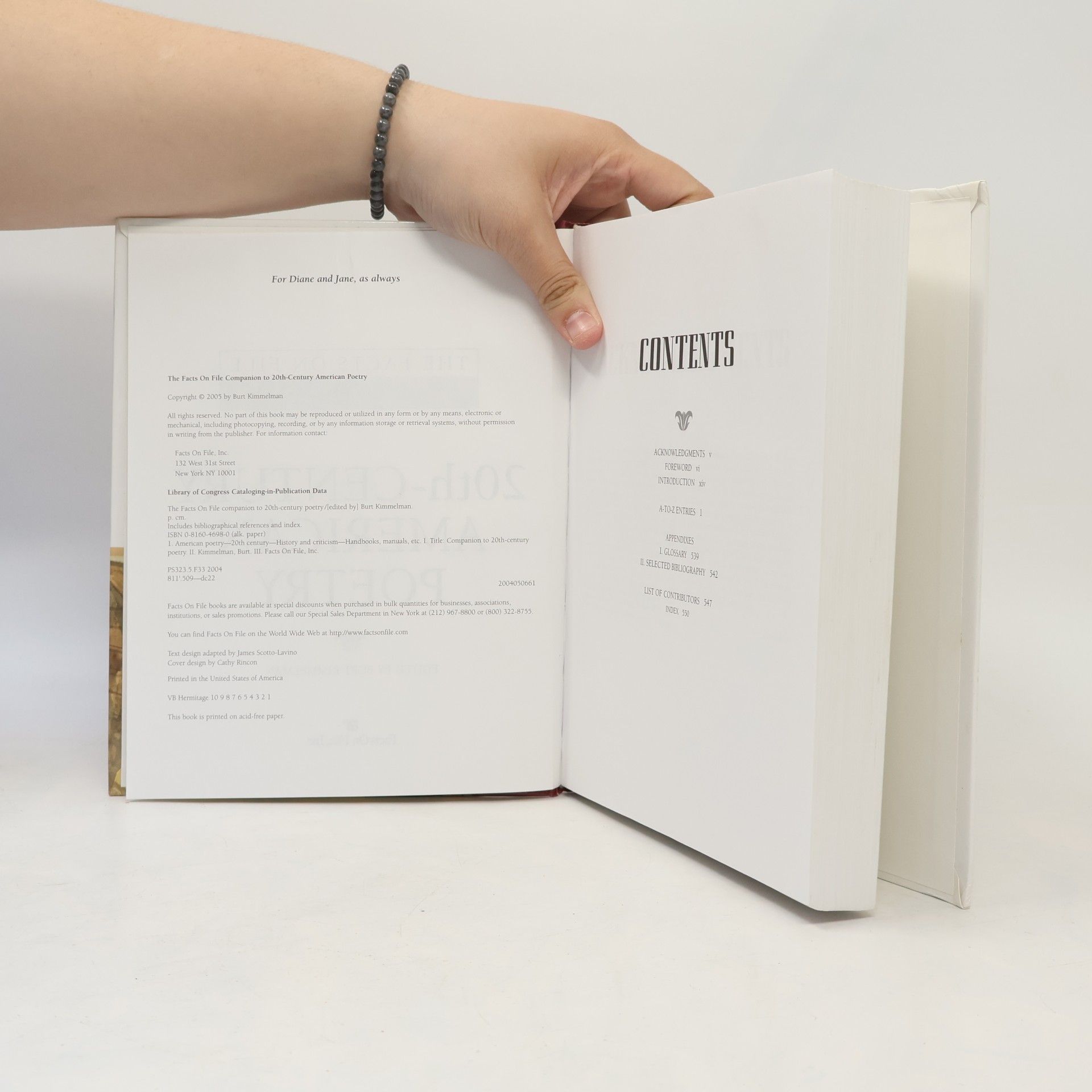 Burt Kimmelman The Facts On File Companion To 20th-Century American Poetry