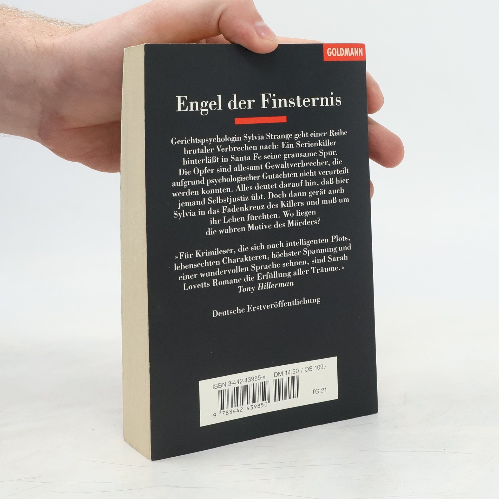 Sarah Lovett Engel der Finsternis