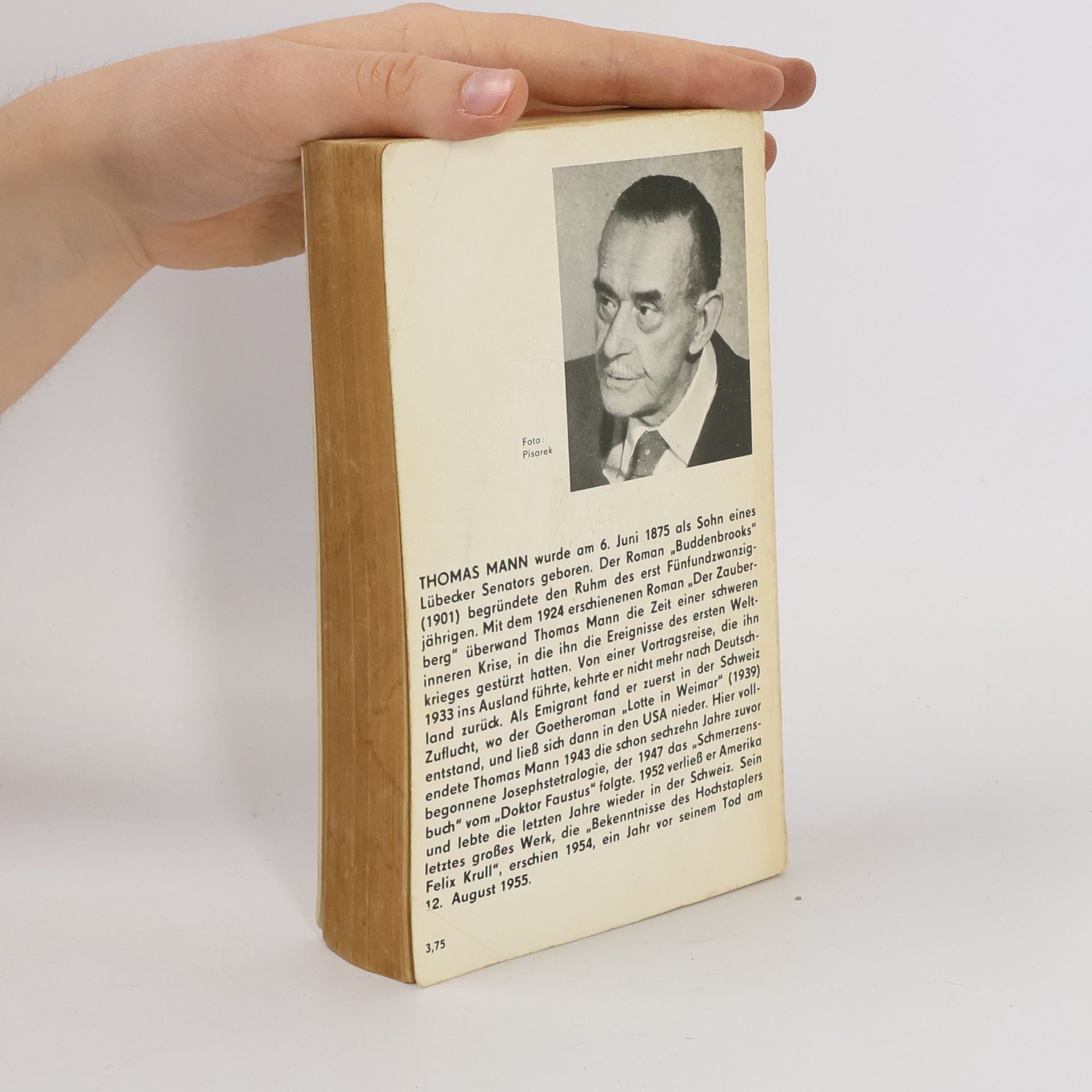 Thomas Mann Bekenntnisse des Hochstaplers Felix Krull