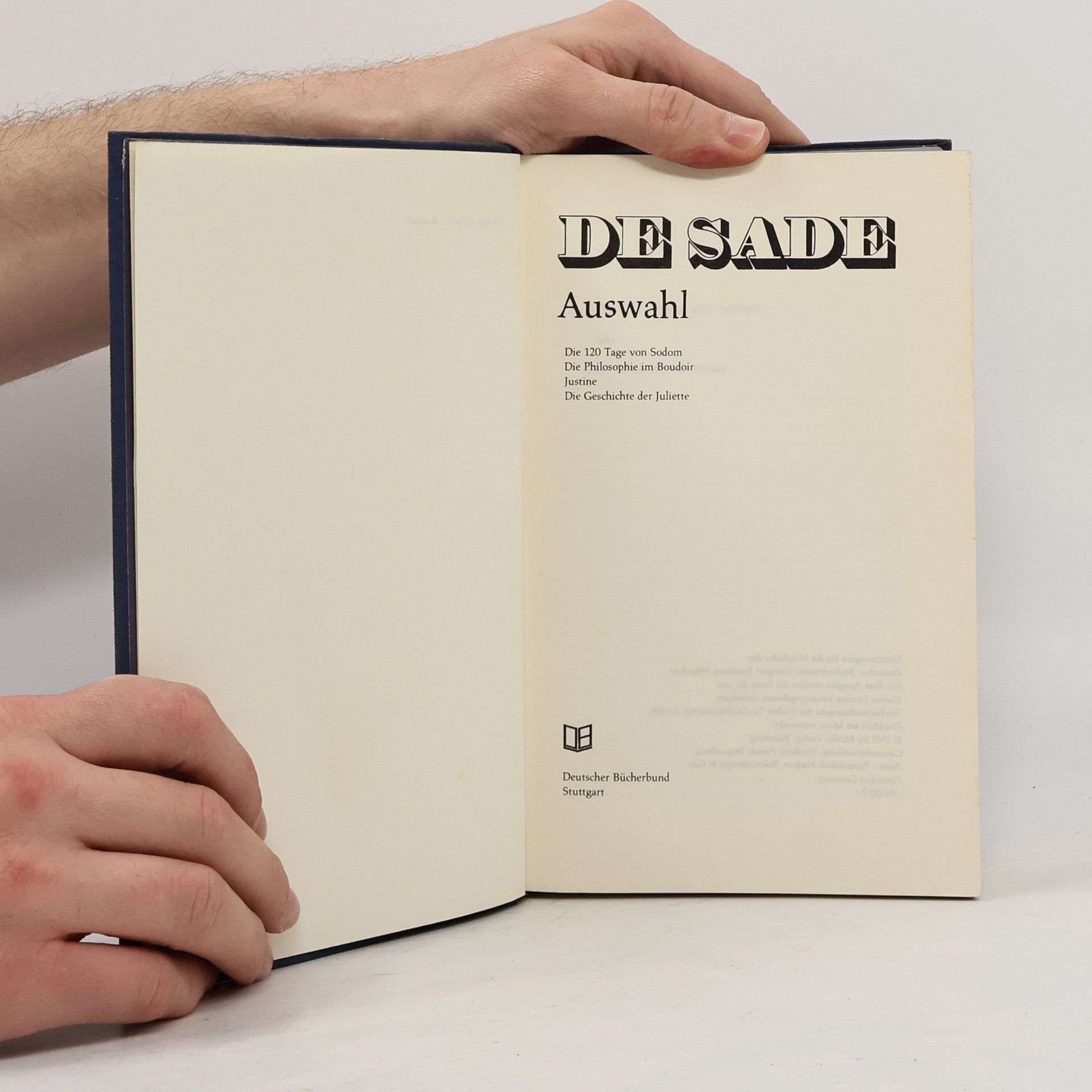 Autorenkollektiv De Sade. Auswahl