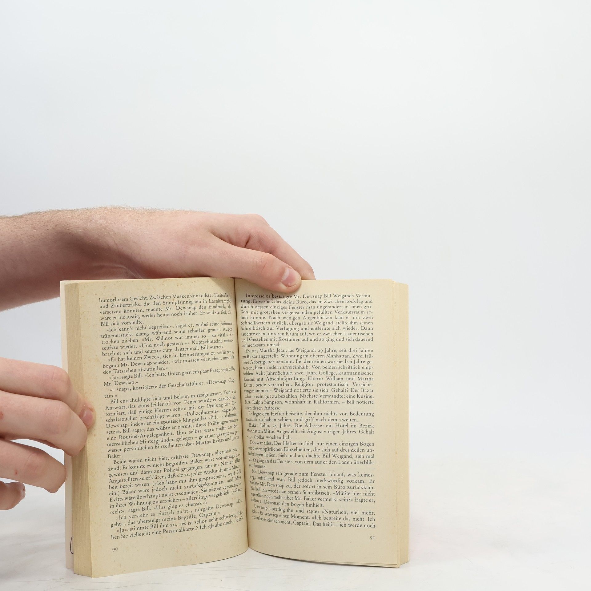 F. R. Lockridge Schluss der Vorstellung