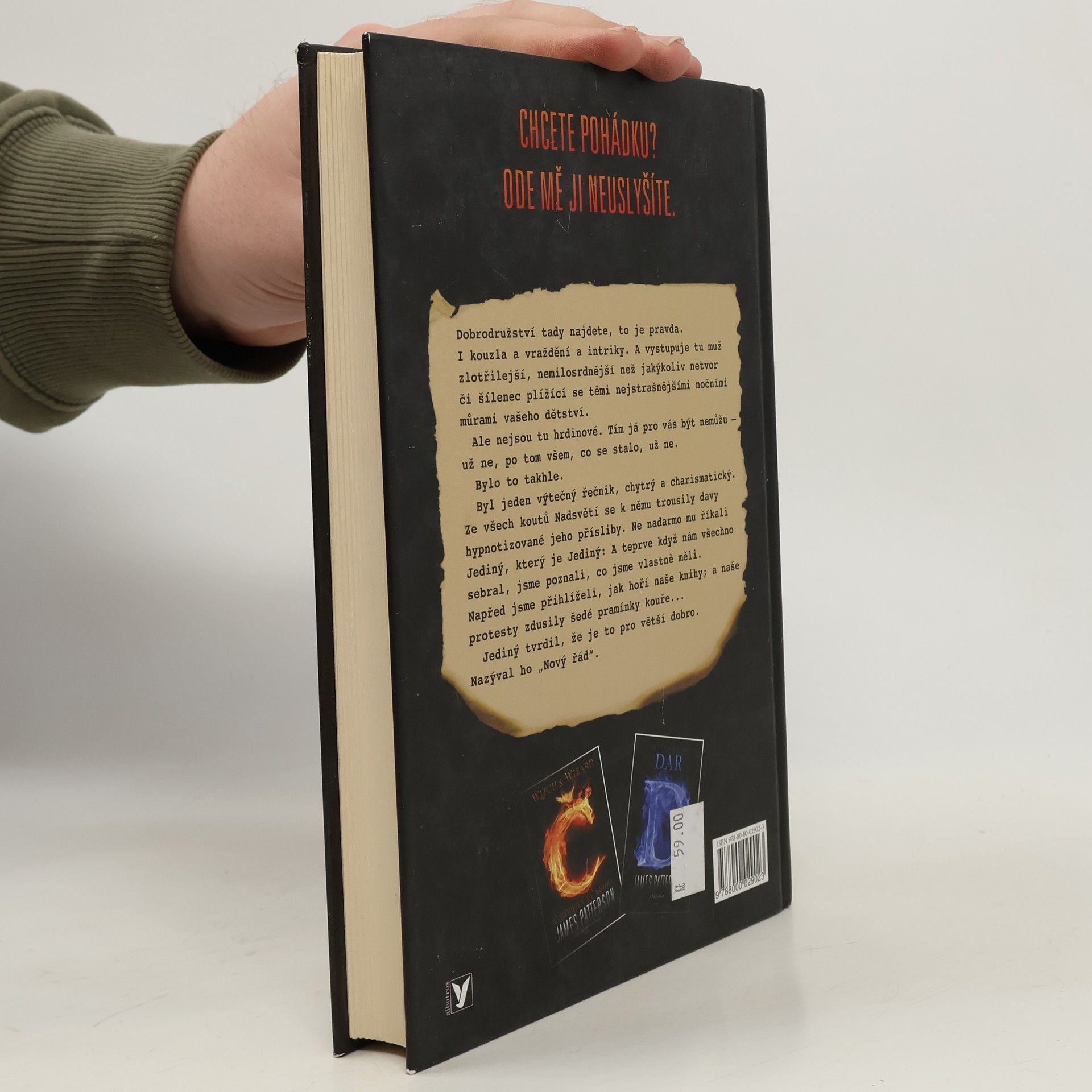 James Patterson Čarodějka a čaroděj 3 – Oheň