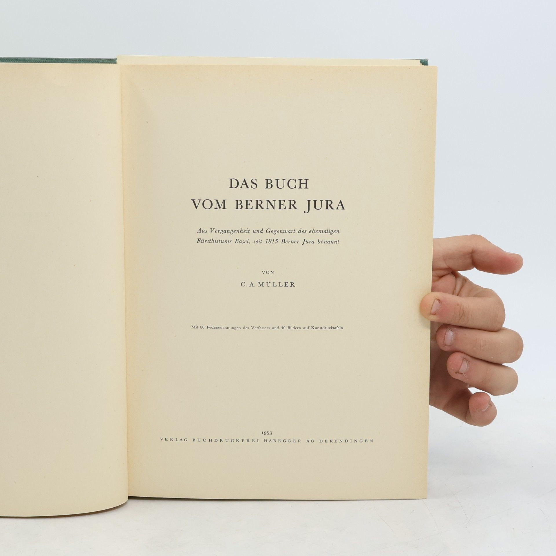 C. A. Müller Das Buch vom Berner Jura