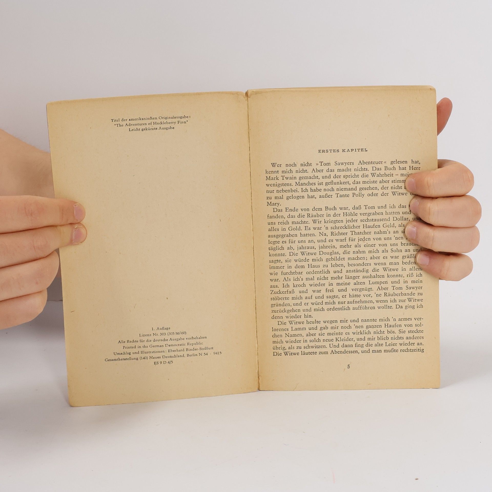Mark Twain Die Abenteuer des Huckleberry Finn