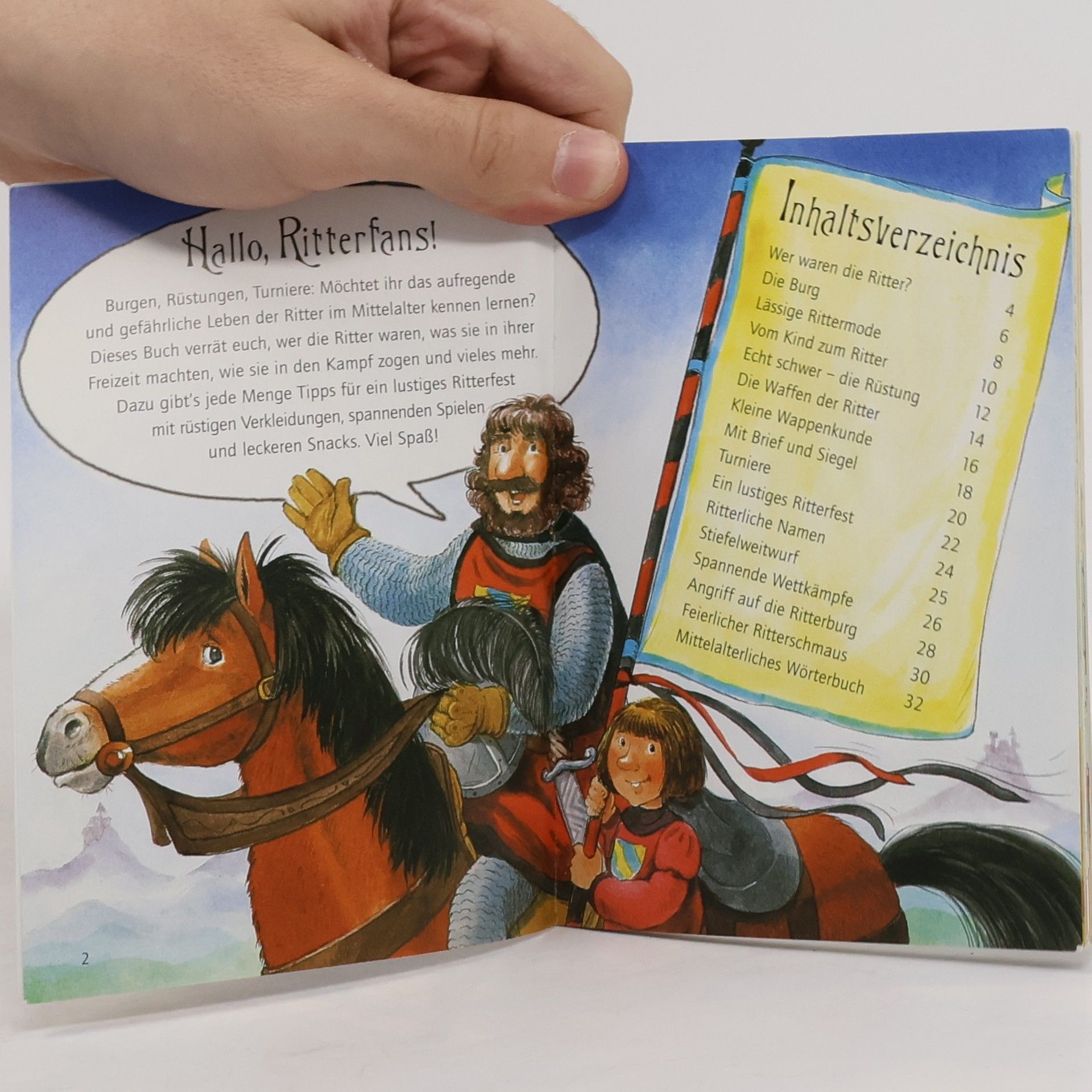 Hildegard Toma Spiel- und Spassbücher: Das kleine Ritterbuch