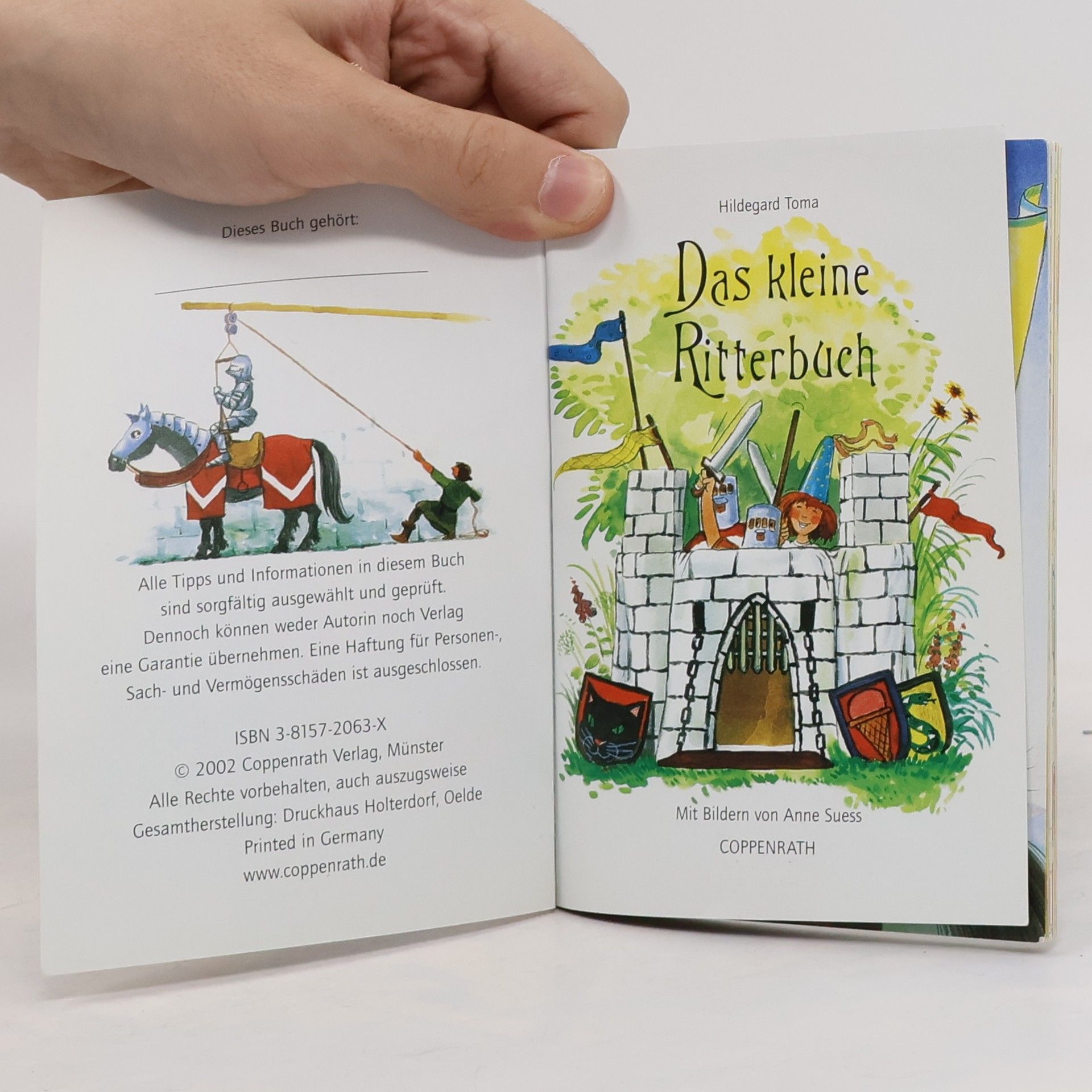 Hildegard Toma Spiel- und Spassbücher: Das kleine Ritterbuch