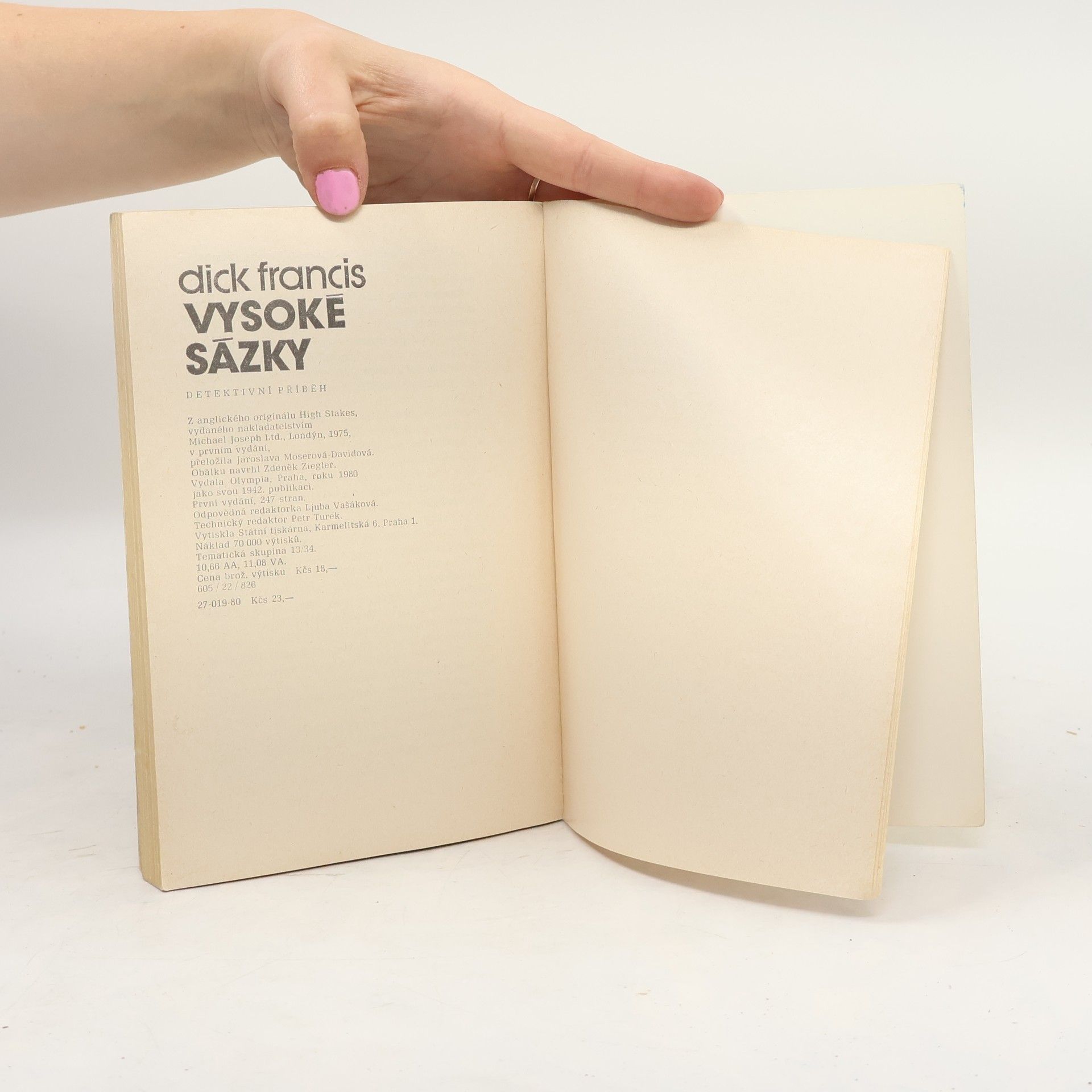 Dick Francis Vysoké sázky