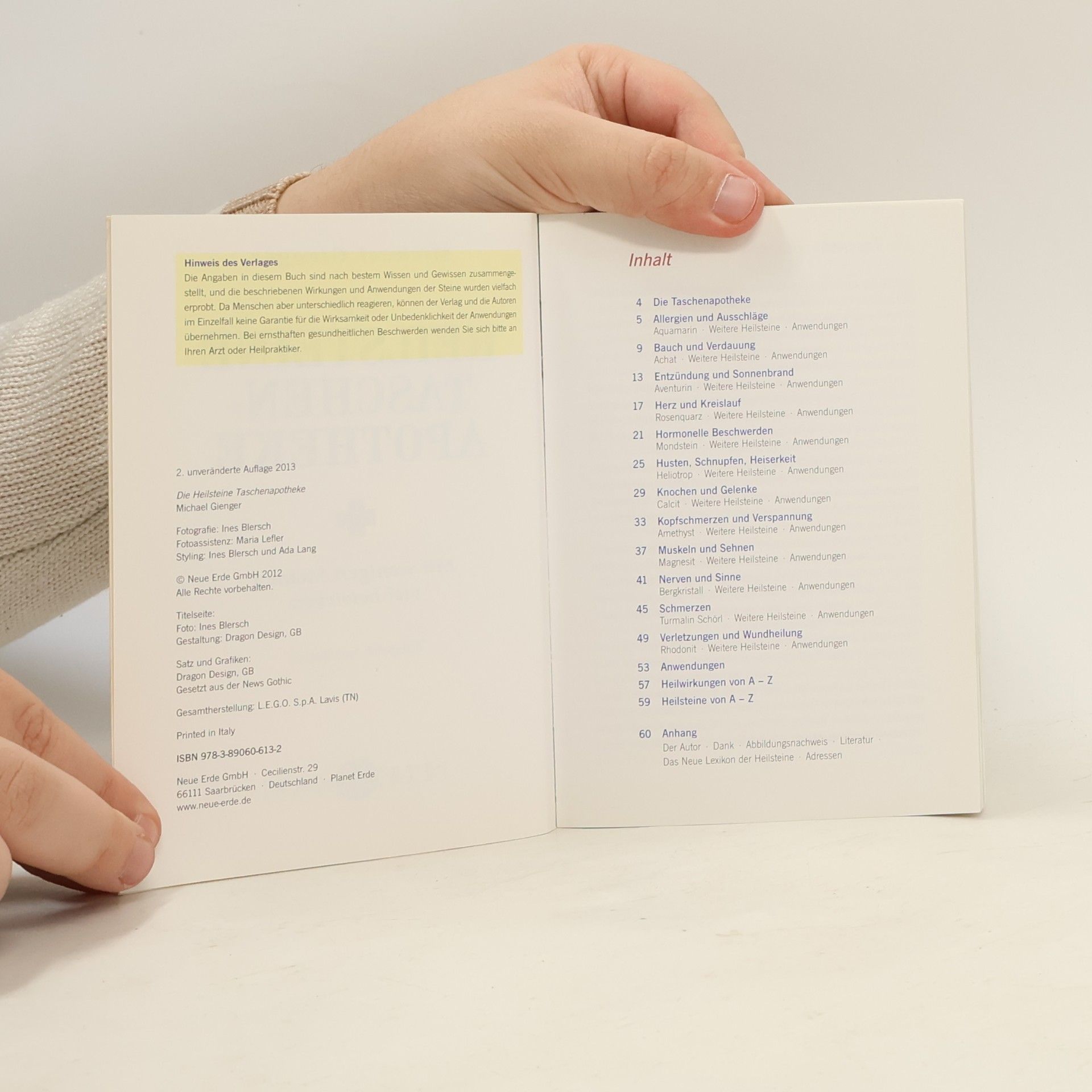 Michael Gienger Die Heilsteine-Taschenapotheke
