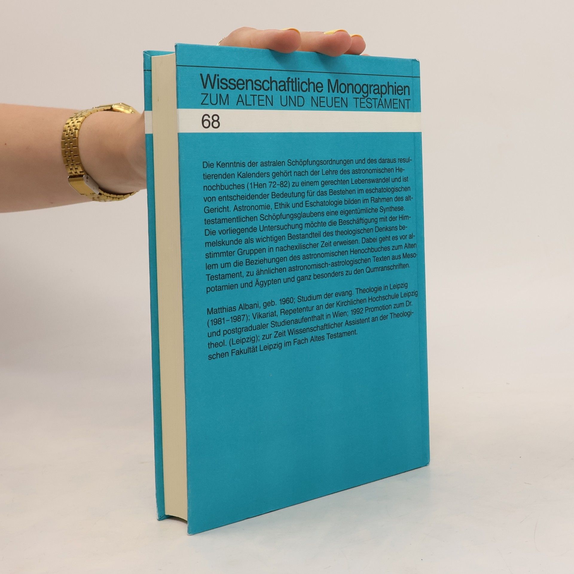 Matthias Albani Wissenschaftliche Monographien zum Alten und Neuen Testament - 68: Astronomie und Schöpfungsglaube