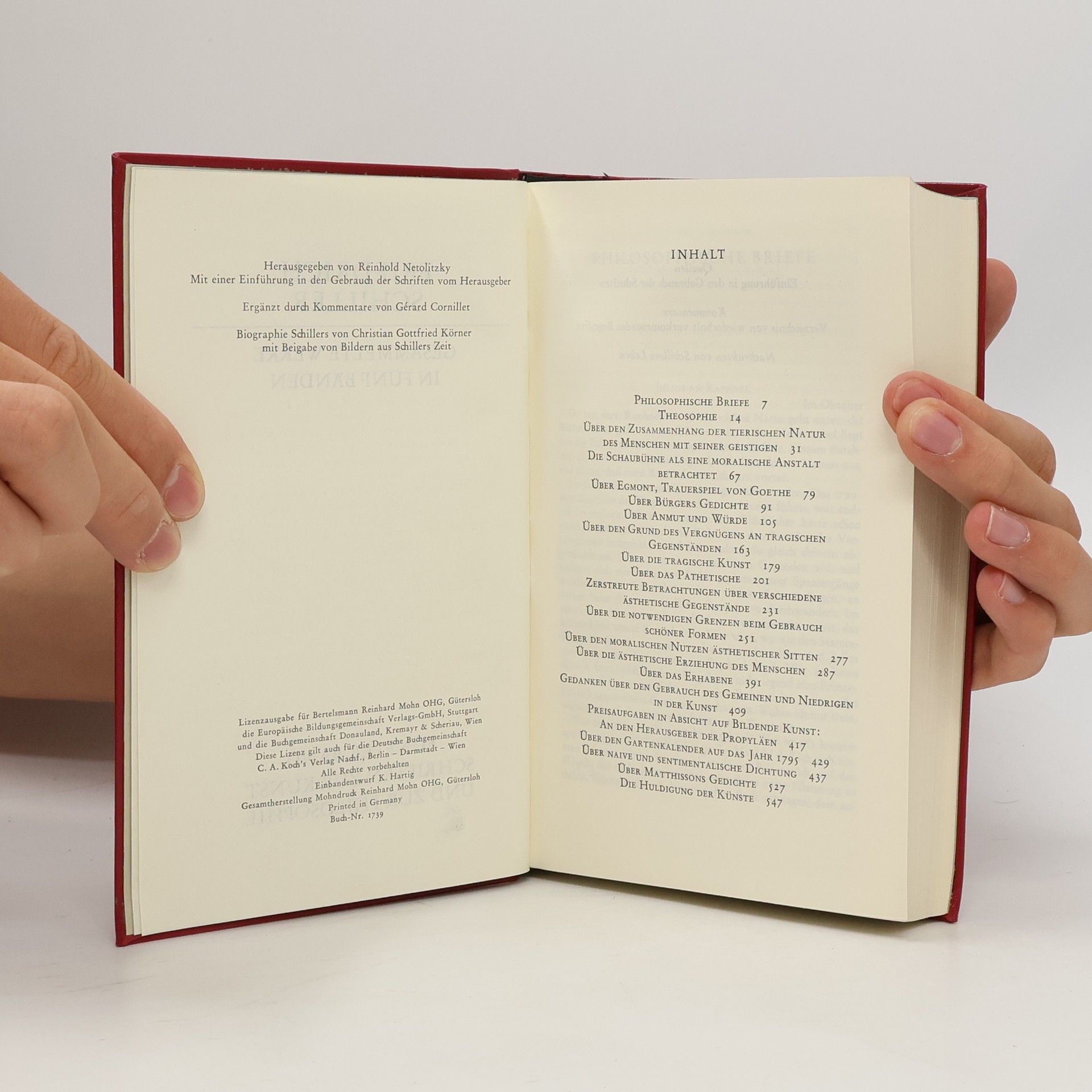 Friedrich Schiller Gesammelte Werke 5