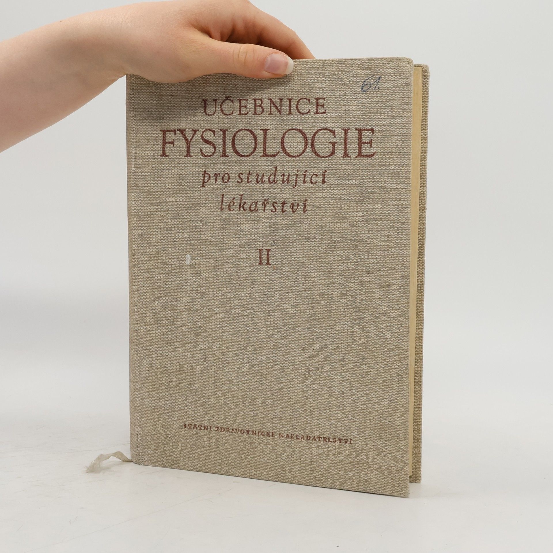 František Karásek Učebnice fysiologie pro studující lékařství II.
