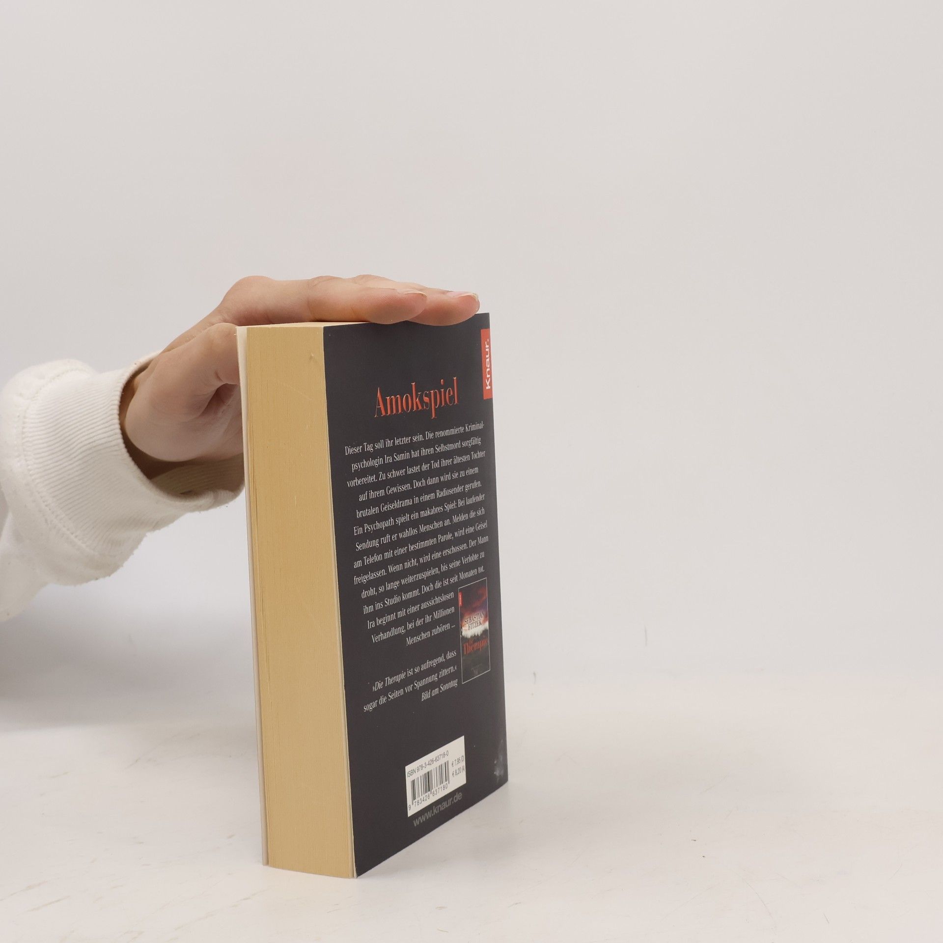 Sebastian Fitzek Amokspiel : Psychothriller