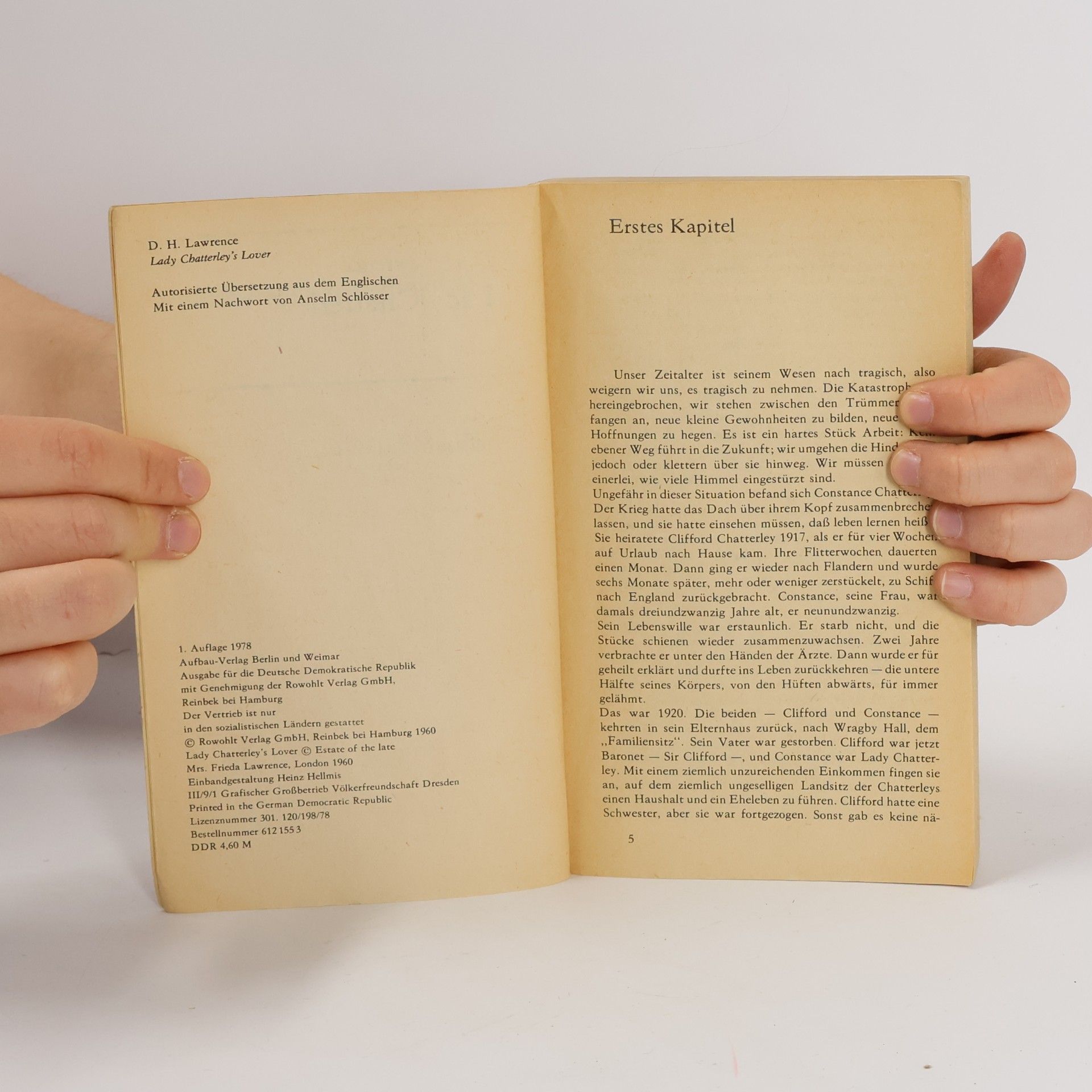 D. H. Lawrence Lady Chatterley