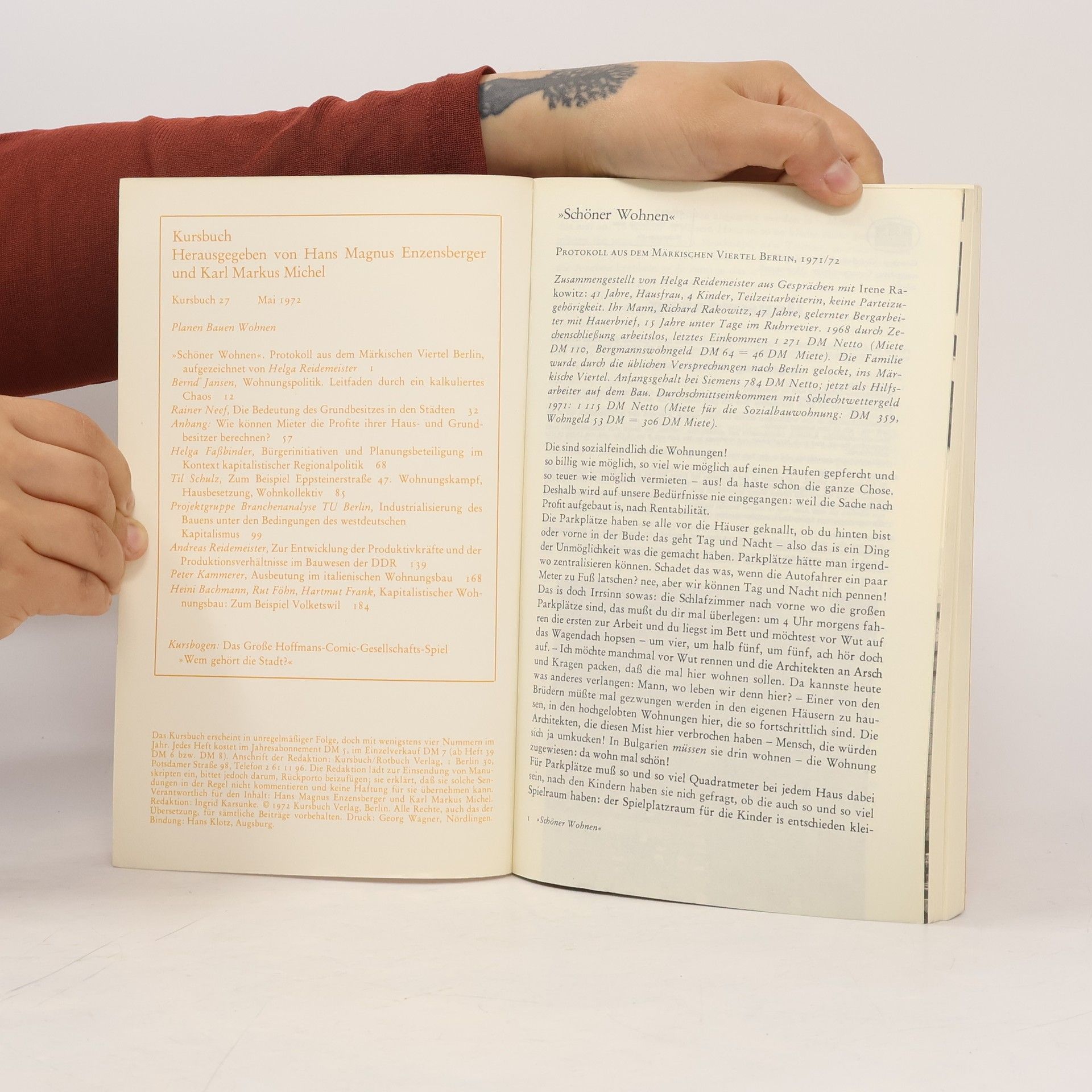 Various authors Kursbuch 27