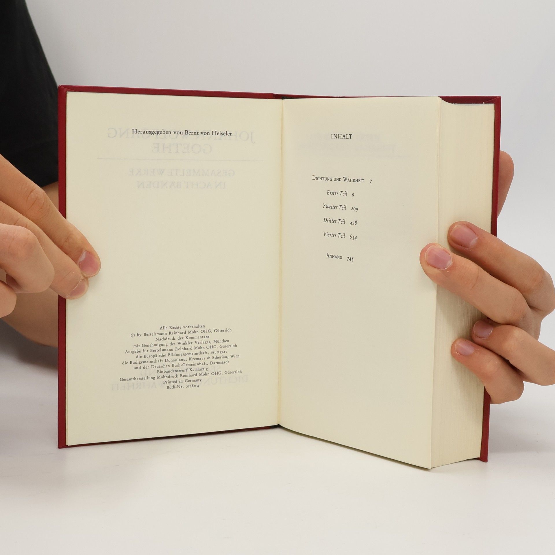 Johann Wolfgang von Goethe Goethe Werke 6