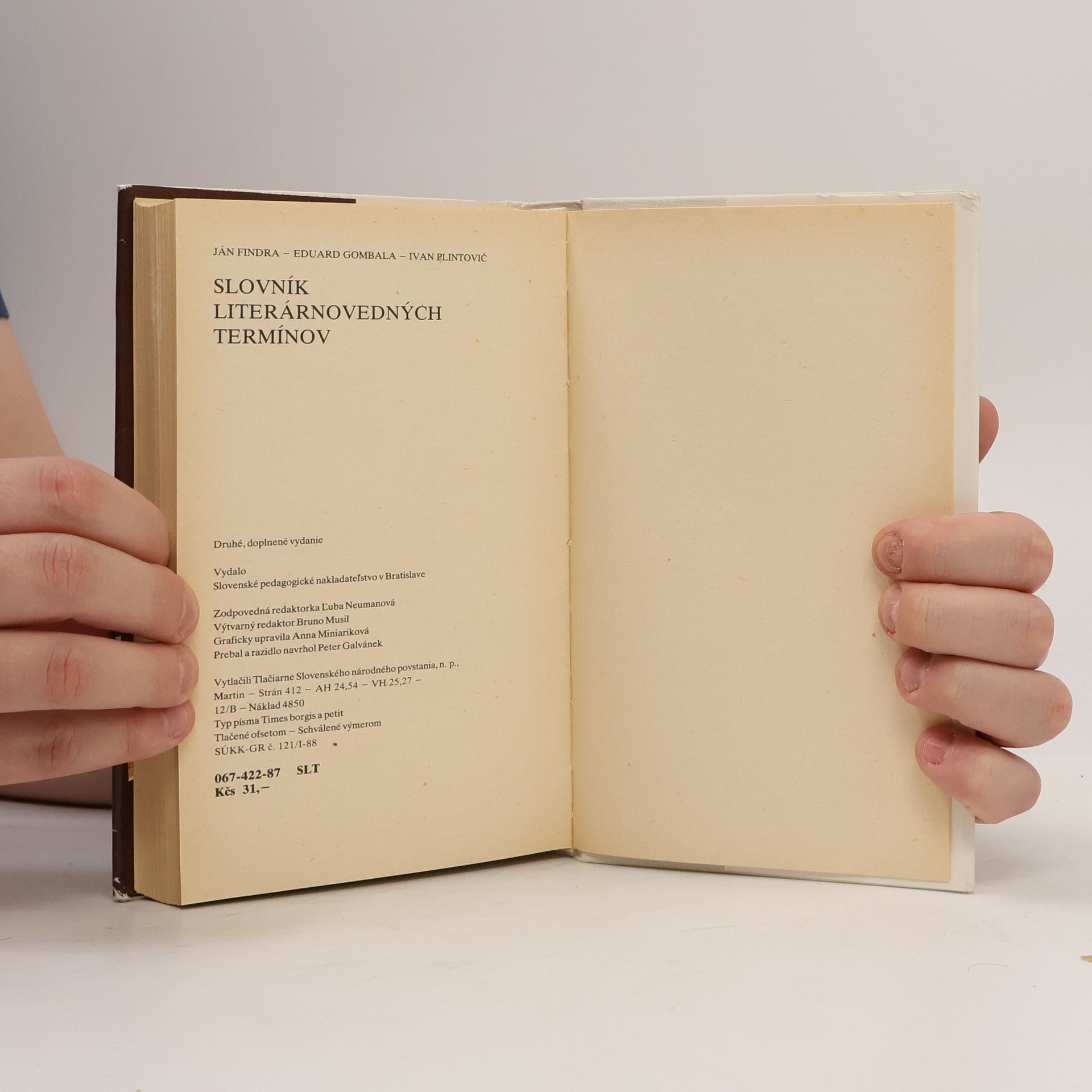 Findra Ján Slovník literárnovedných termínov