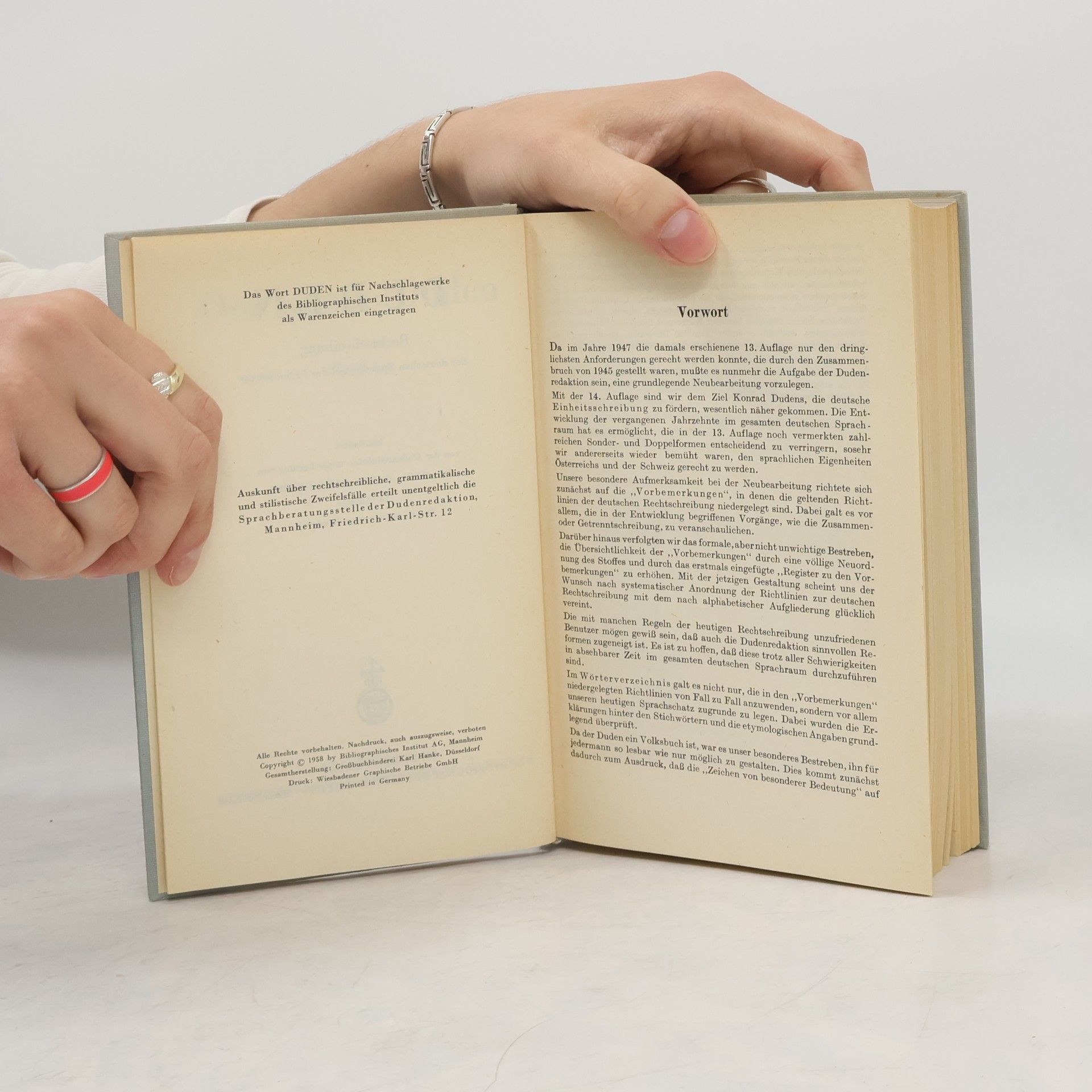 Various authors Der grosse Duden. Rechtschreibung