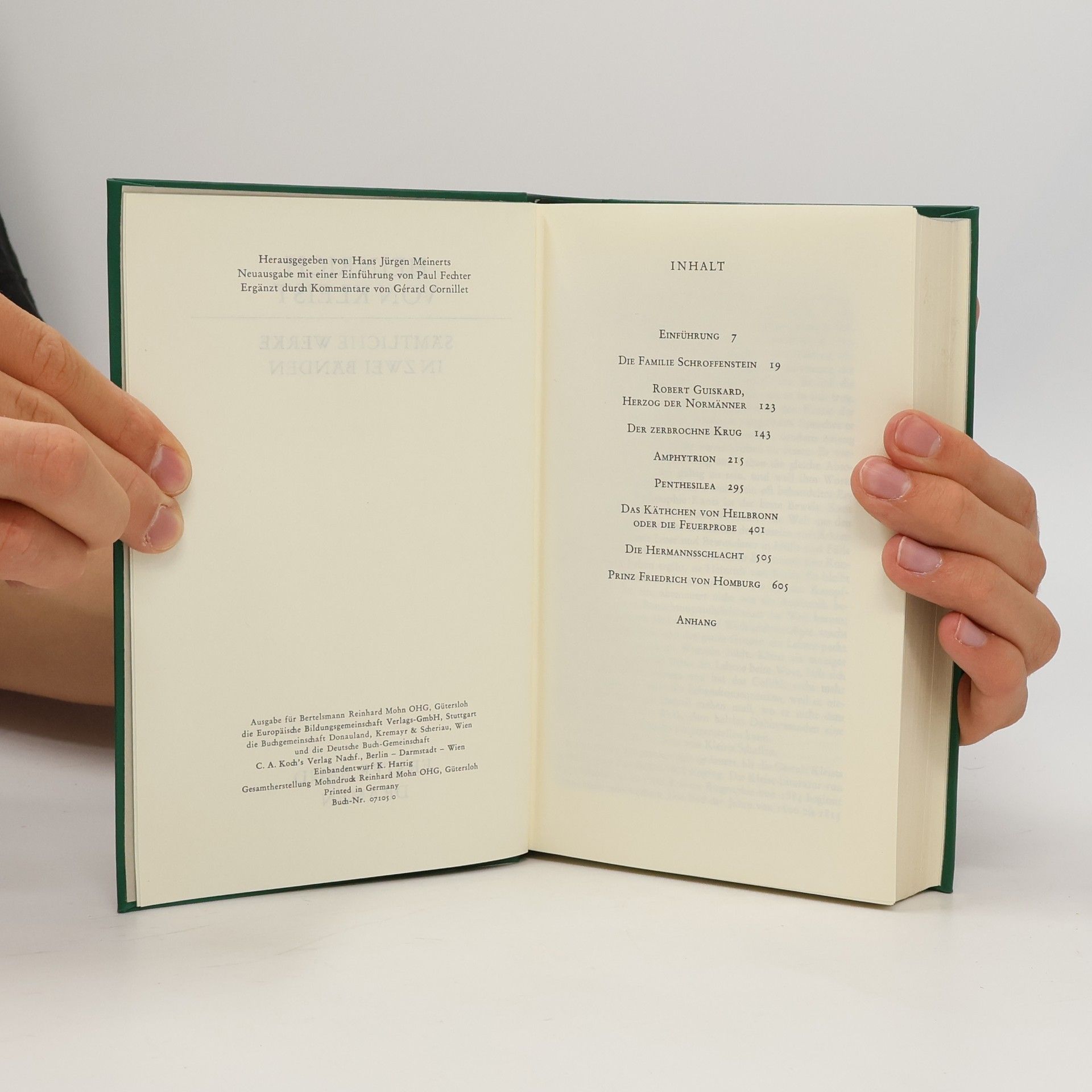 Heinrich von Kleist Werke 1