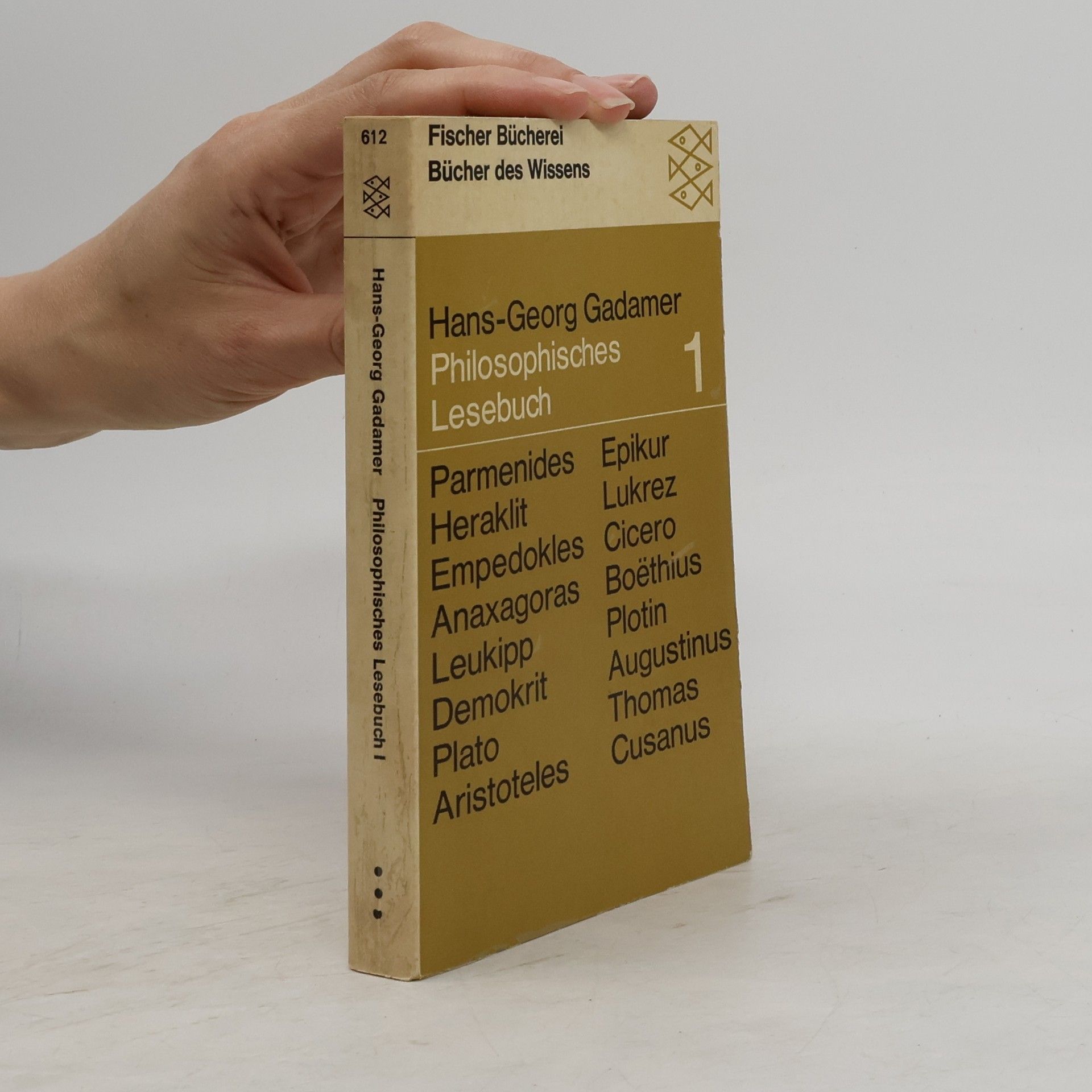 Hans-Georg Gadamer Philosophisches Lesebuch 1