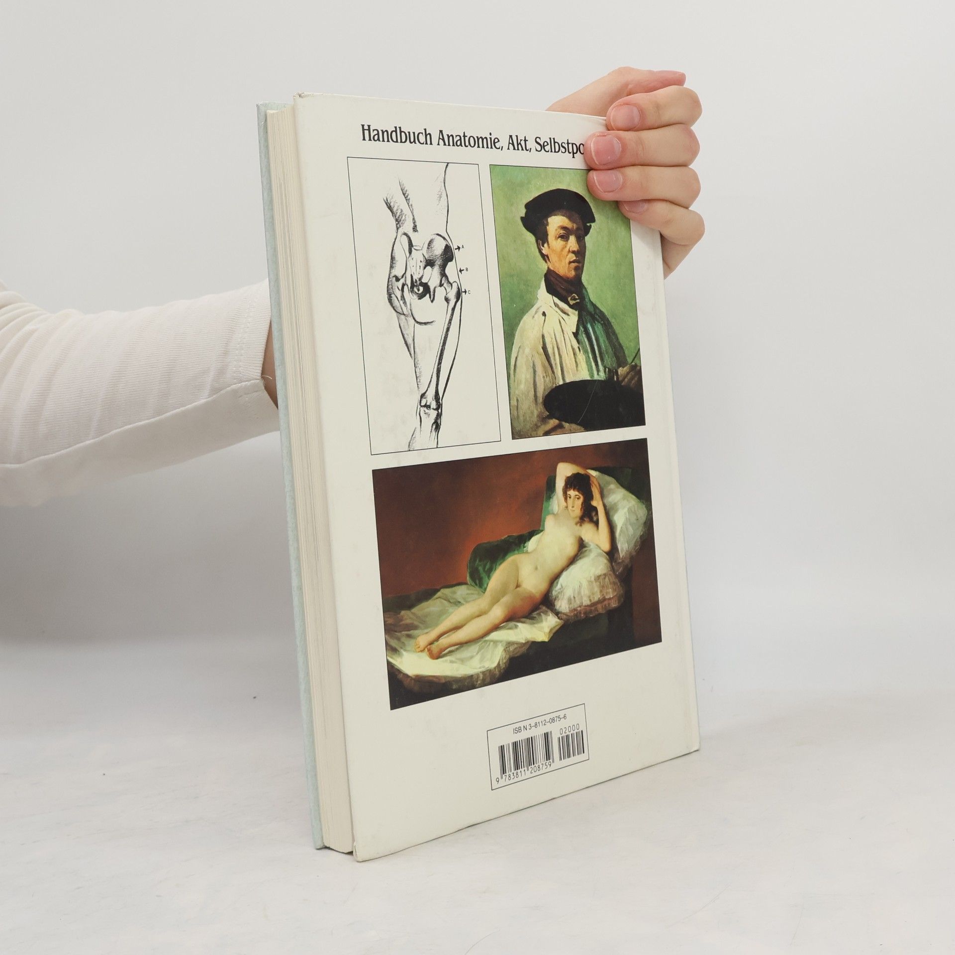 José María Parramón Handbuch Anatomie, Akt, Selbstportrait