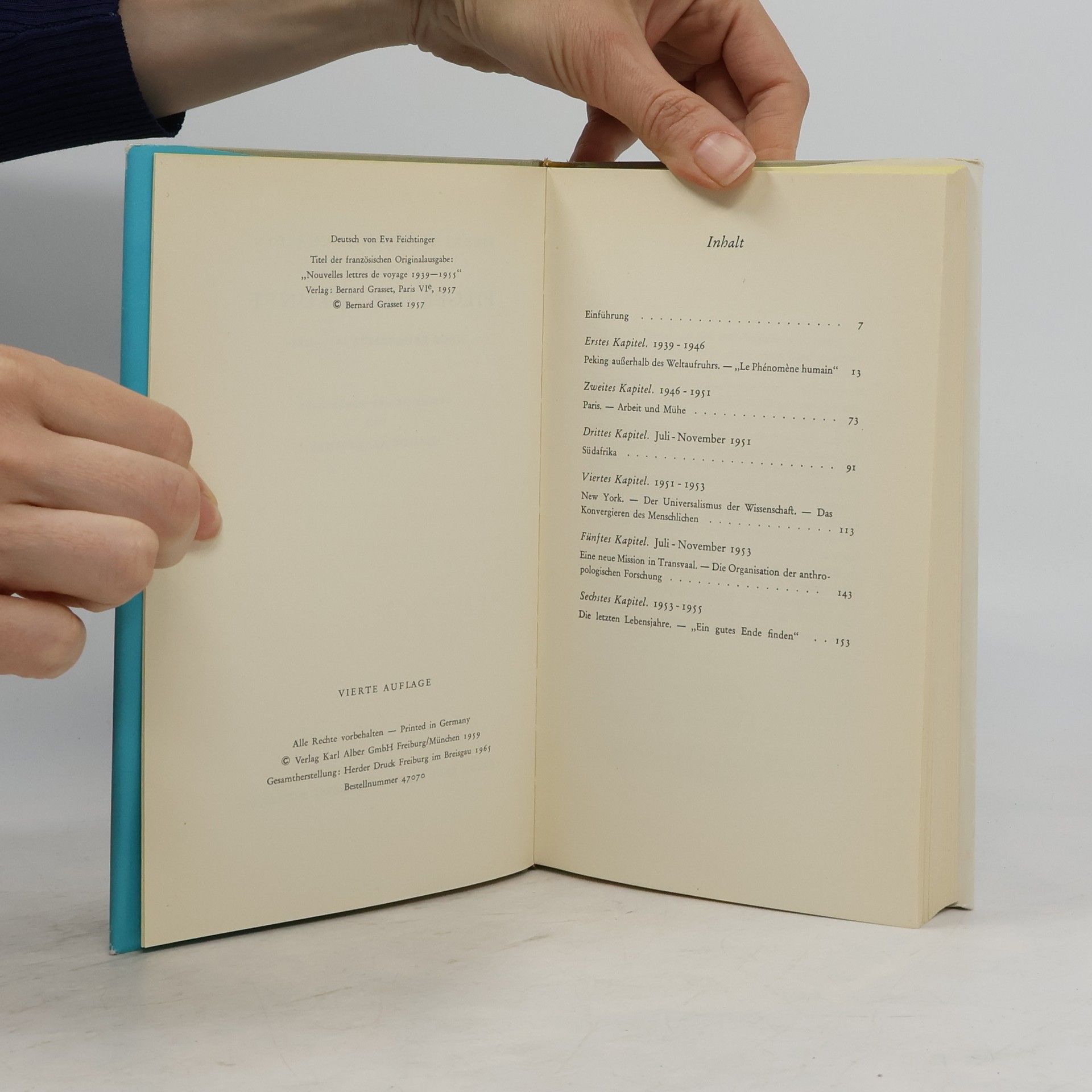 Pierre Teilhard de Chardin Pilger der Zukunft Neue Reisebriefe