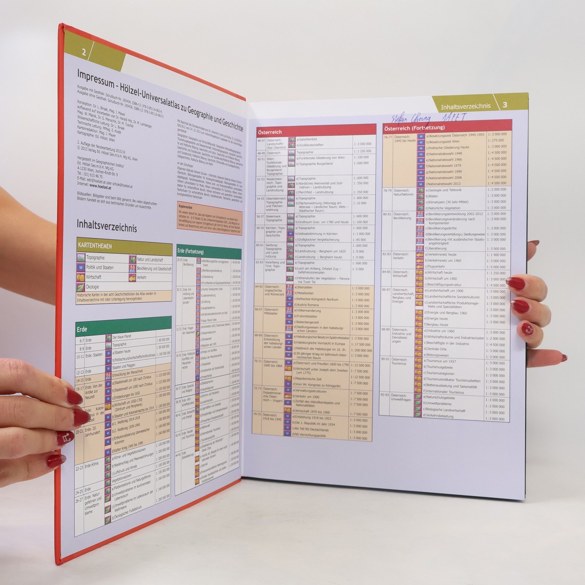 L. Birsak Hölzel-Universalatlas zu Geographie und Geschichte