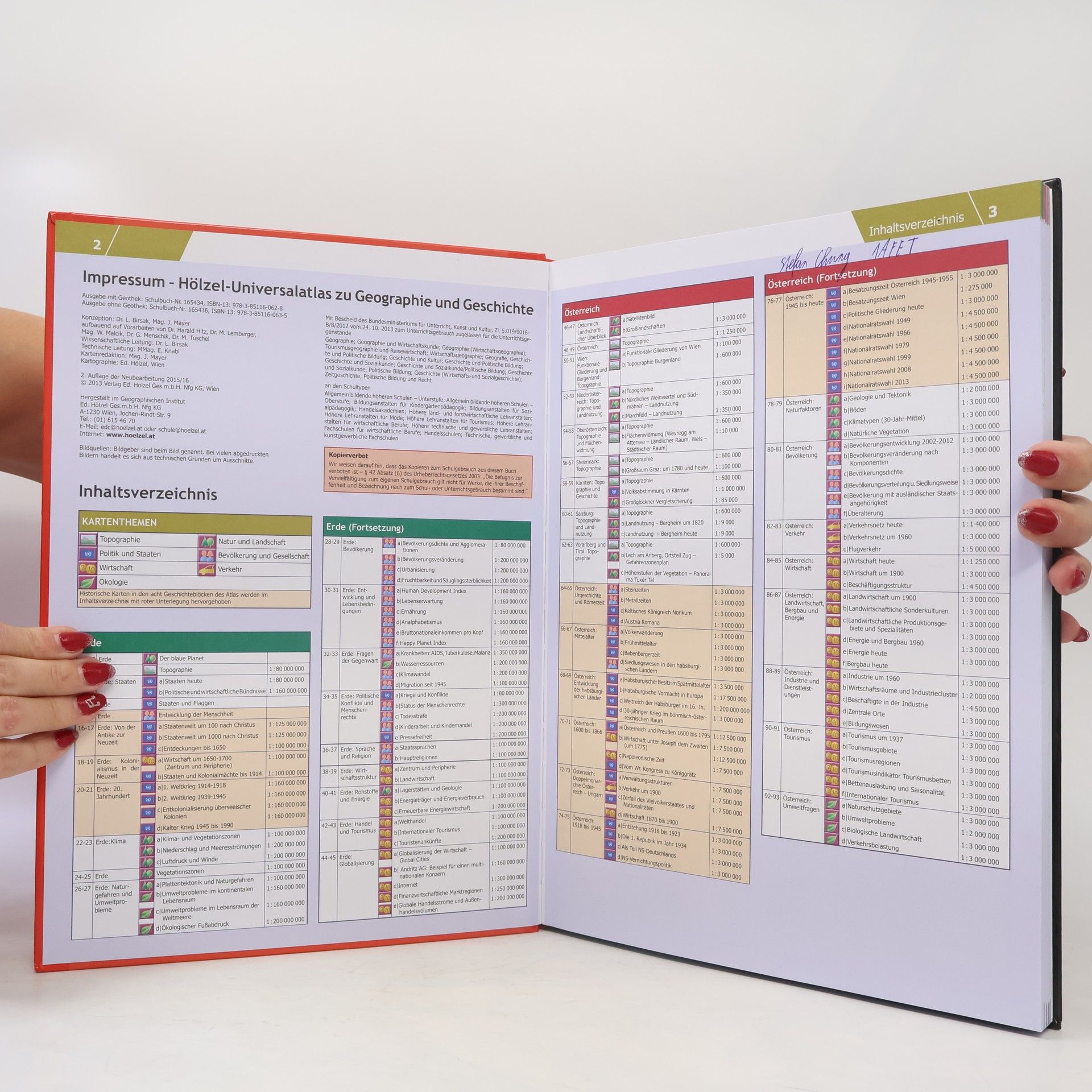 L. Birsak Hölzel-Universalatlas zu Geographie und Geschichte