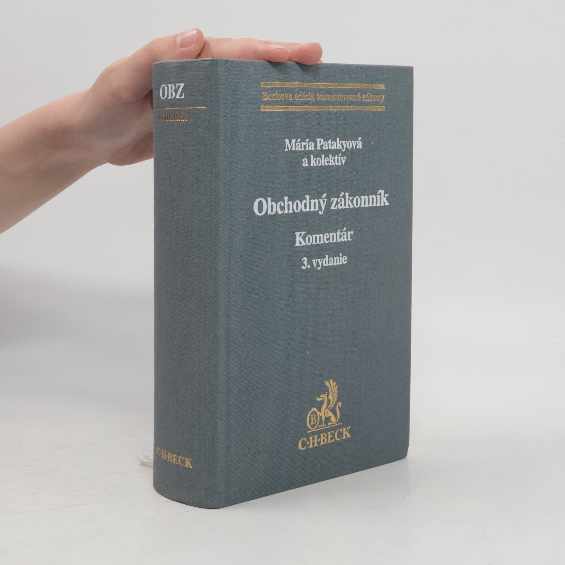 Mária Patakyová Obchodný zákonník : komentár