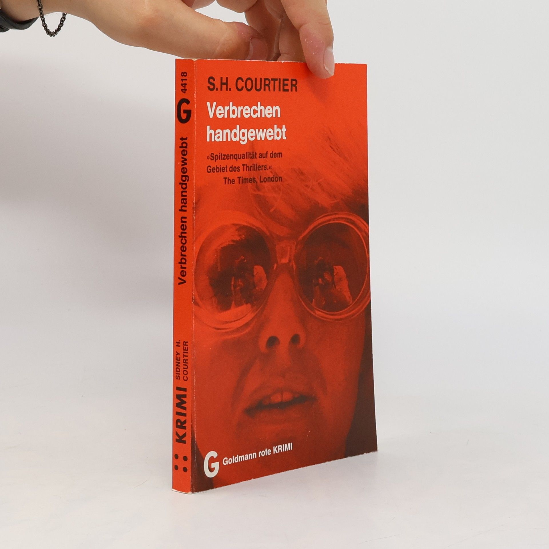 Sidney Hobson Courtier Goldmann rote KRIMI - 4418: Verbrechen handgewebt
