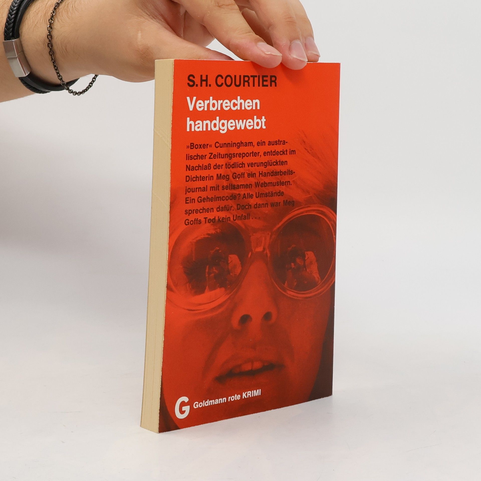 Sidney Hobson Courtier Goldmann rote KRIMI - 4418: Verbrechen handgewebt