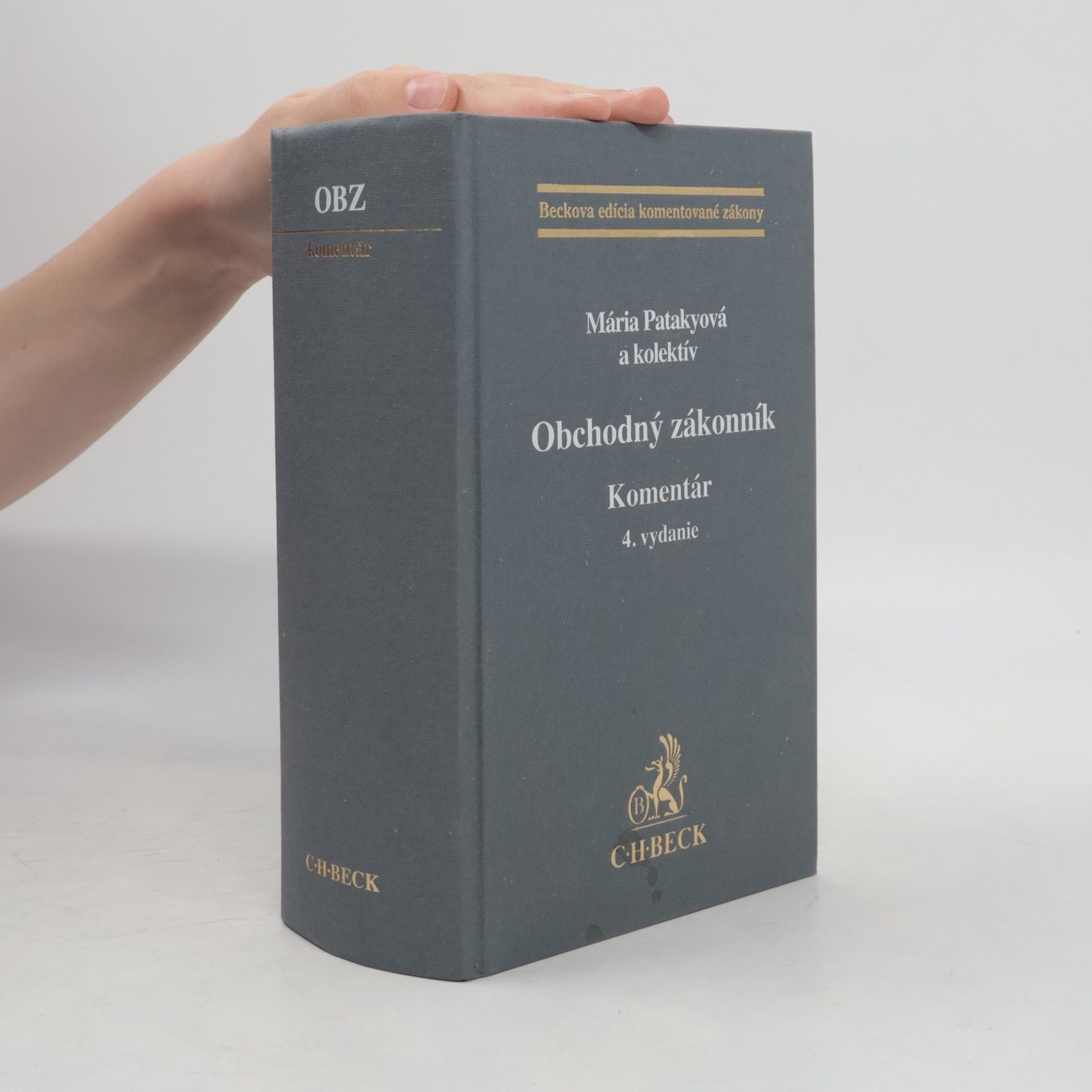 Mária Patakyová Obchodný zákonník - Komentár - 4. vydanie