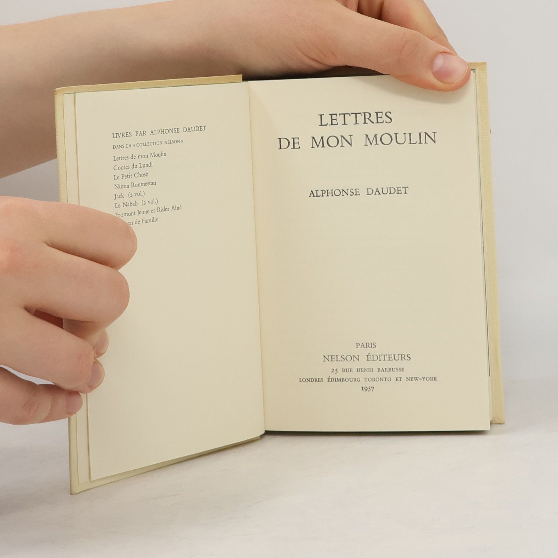 Alphonse Daudet Lettres de mon moulin