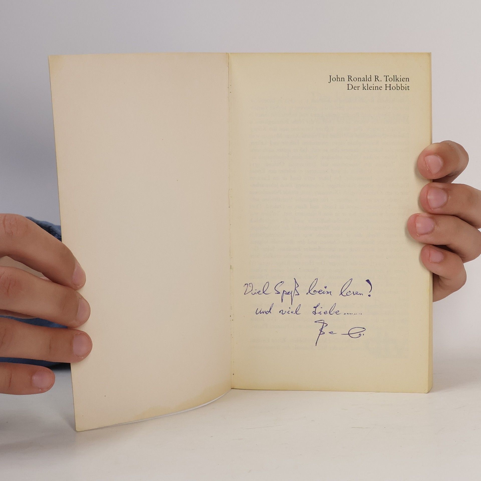 John Ronald Reuel Tolkien Der kleine Hobbit