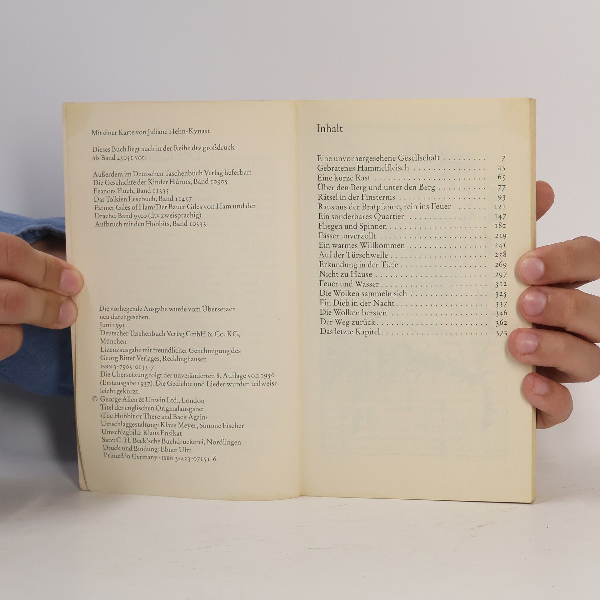 John Ronald Reuel Tolkien Der kleine Hobbit