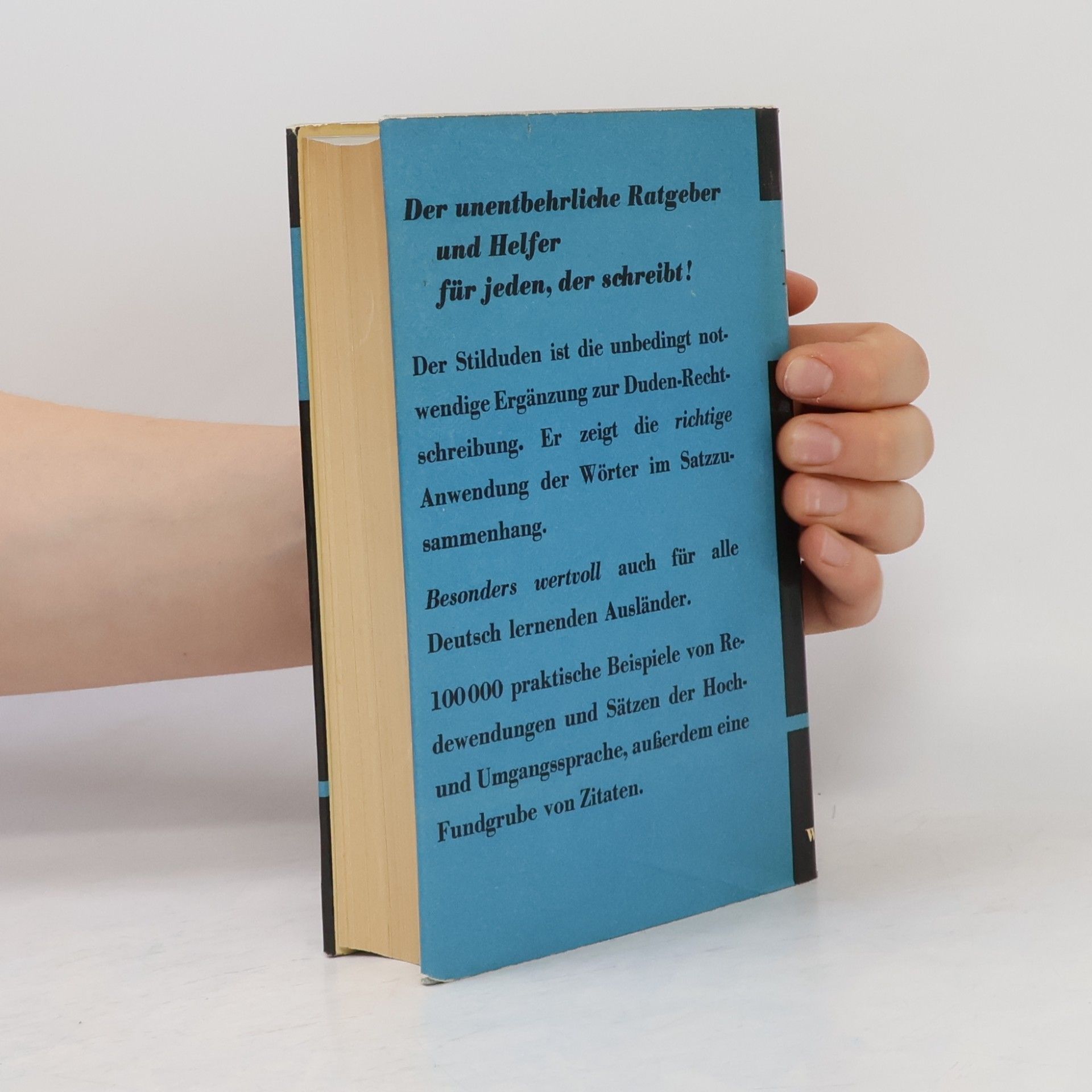 Konrad Duden Der Grosse Duden. Das Stilwörterbuch der deutschen Sprache