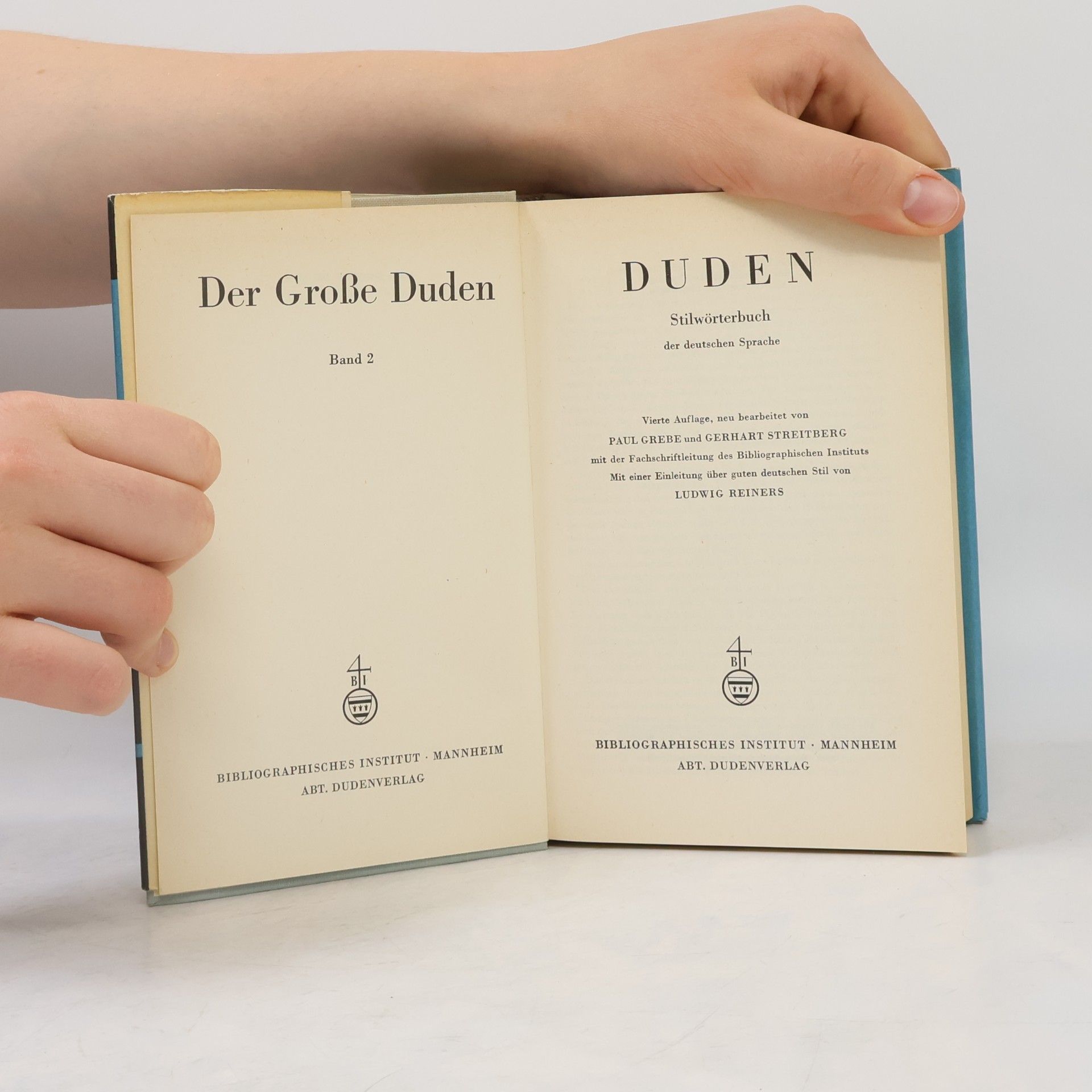 Konrad Duden Der Grosse Duden. Das Stilwörterbuch der deutschen Sprache