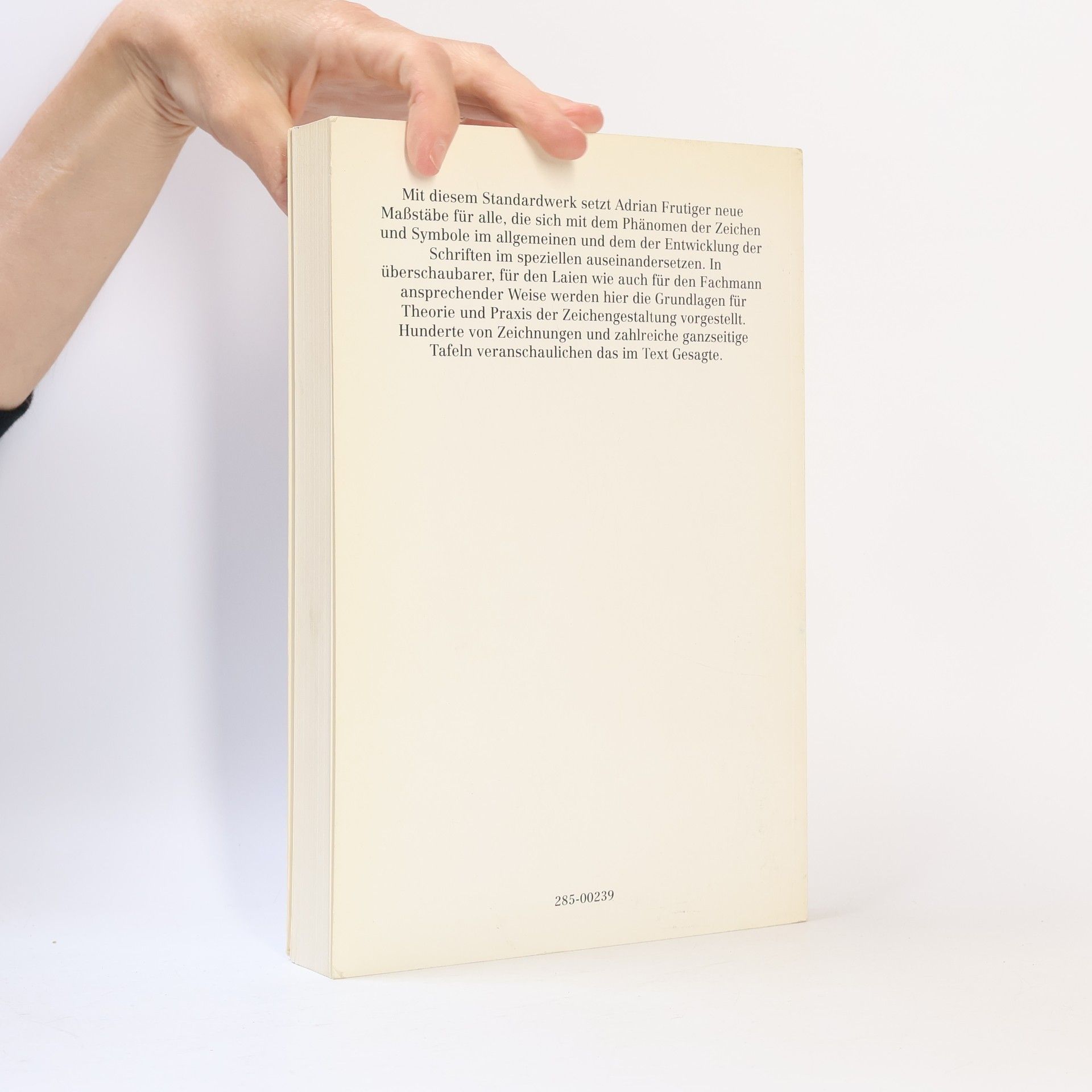 Adrian Frutiger Der Mensch und seine Zeichen