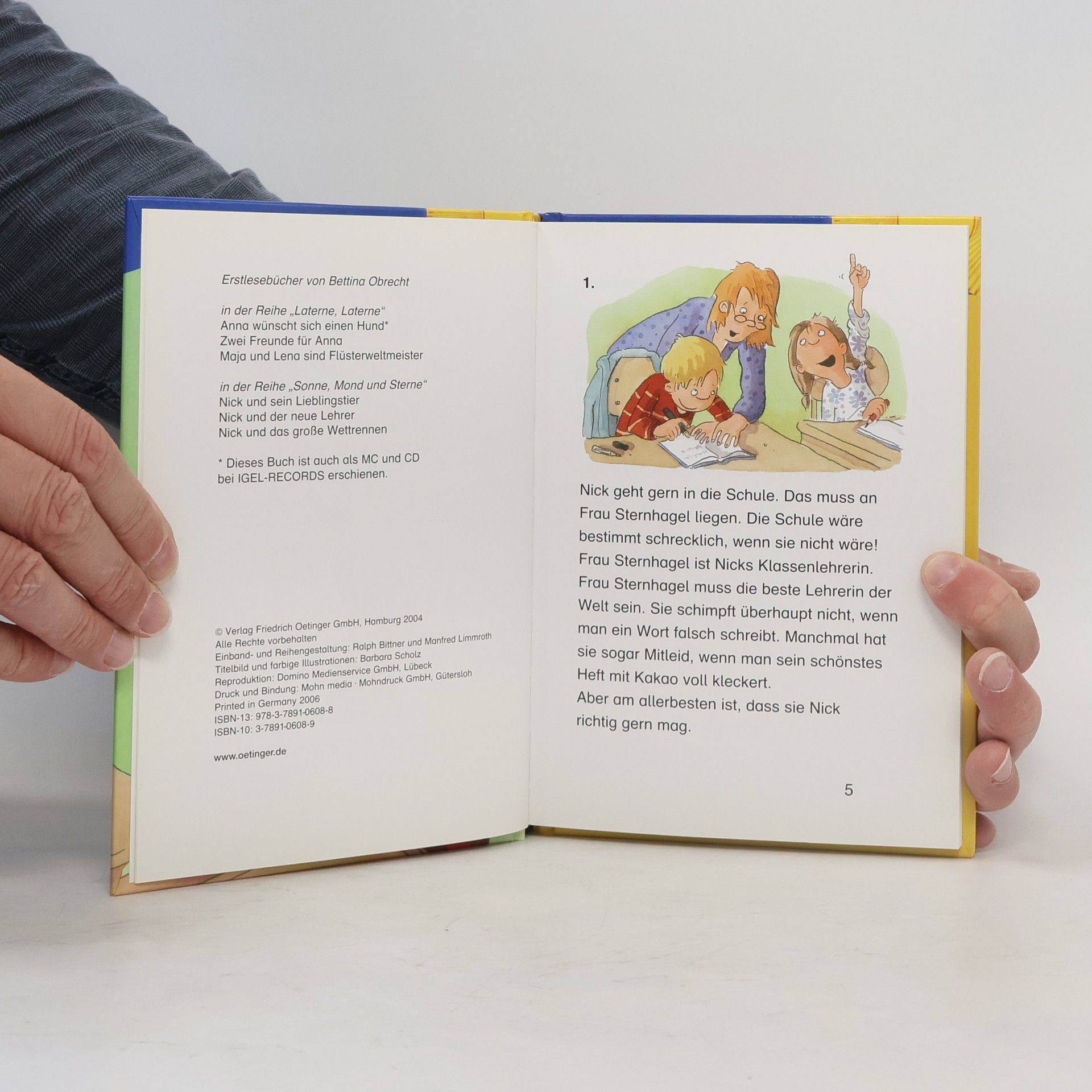 Bettina Obrecht Sonne, Mond und Sterne: Nick und der neue Lehrer