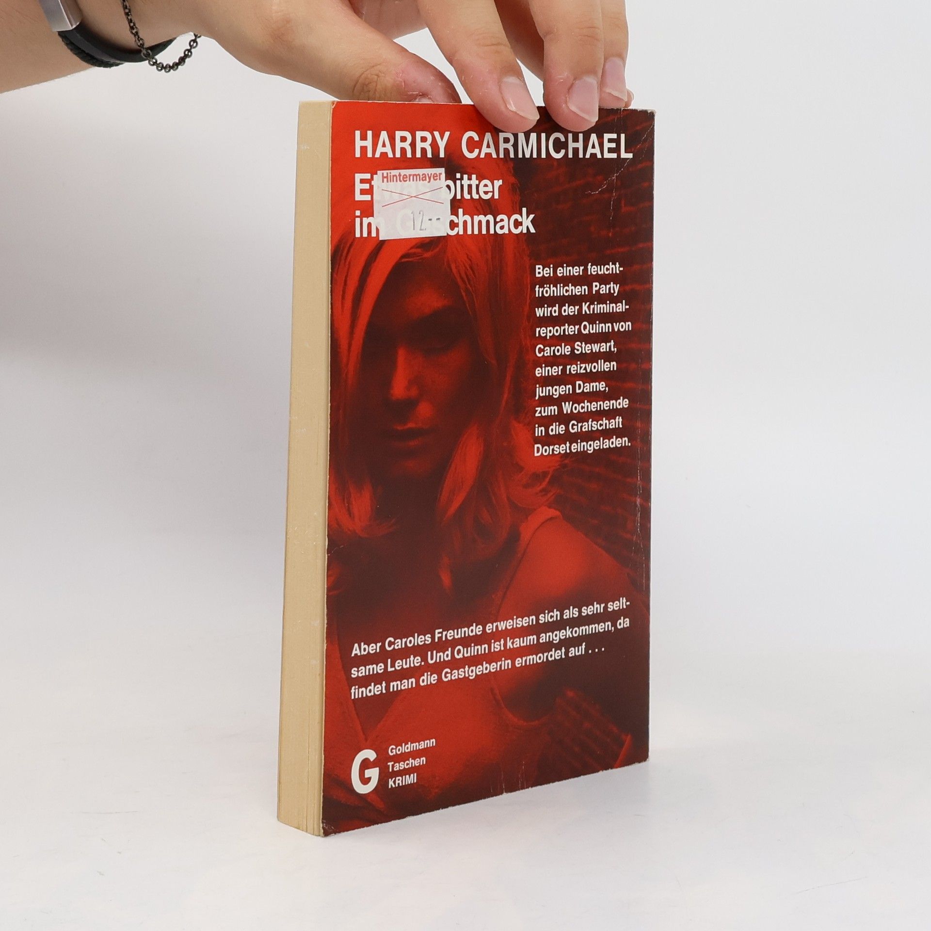 Harry Carmichael Goldmann Taschen Krimi - 4031: Etwas bitter im Geschmack
